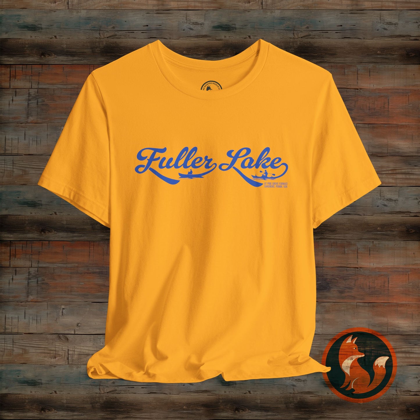 Lake Vibes Unisex T-Shirt - Fuller Lake Graphic Tee, Summer Apparel, Outdoorsy Gift, Lake Lover Shirt, Casual Comfort Wear