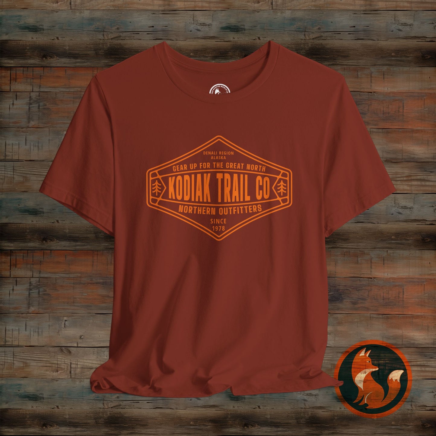Rustic Outdoor Adventure Tee, Hiking Shirt, Vintage Style T-Shirt, Kodiak Trail Co Shirt, Great Outdoors Apparel