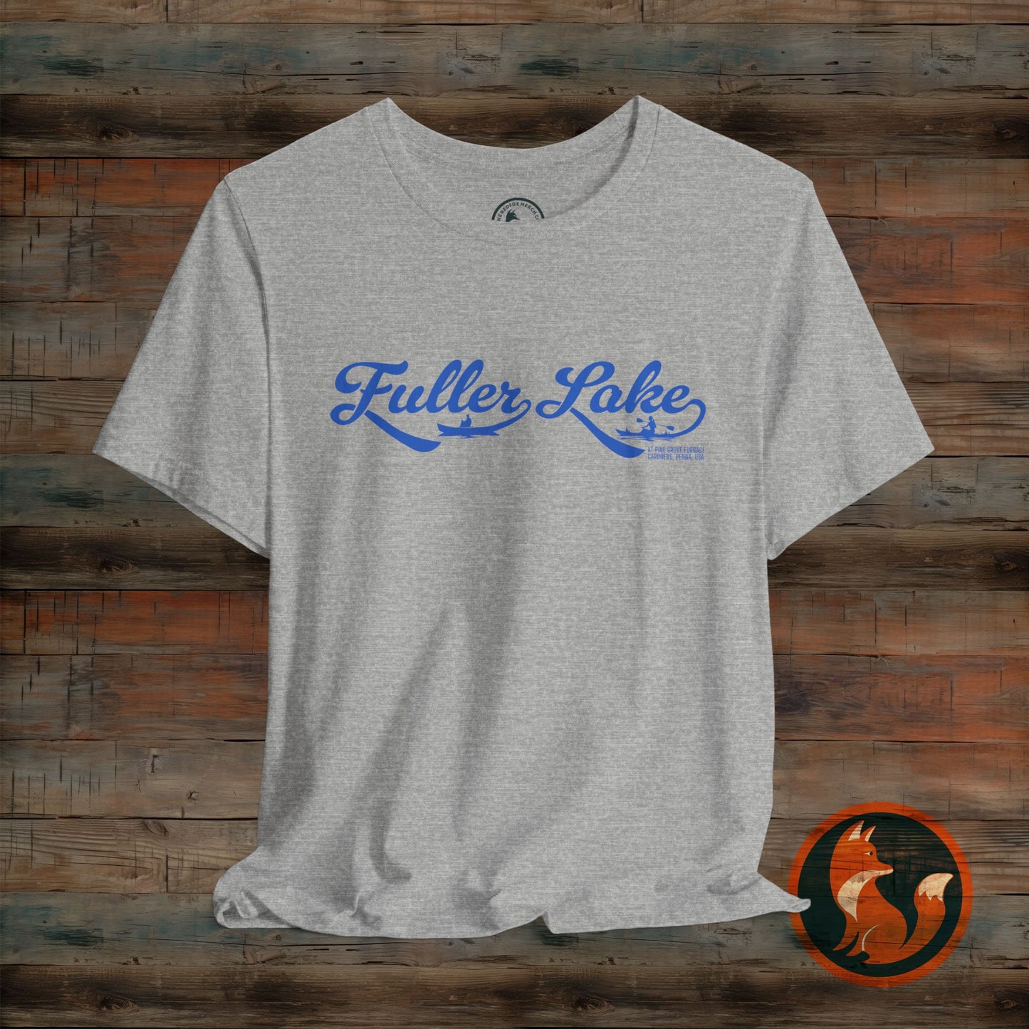 Lake Vibes Unisex T-Shirt - Fuller Lake Graphic Tee, Summer Apparel, Outdoorsy Gift, Lake Lover Shirt, Casual Comfort Wear