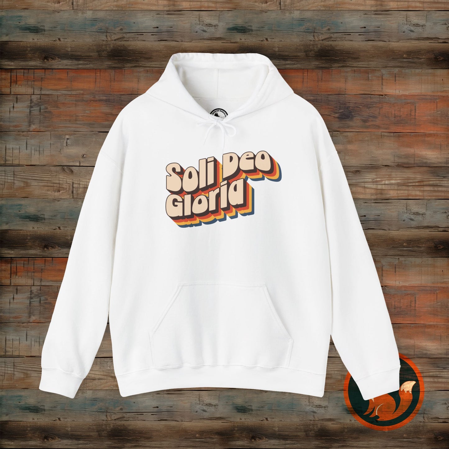 Soli Deo Gloria(Glory to God Alone) Hooded Sweatshirt, Christian Gift, Cozy Layer, Faith-Based Apparel, Unisex Hoodie, Casual Style