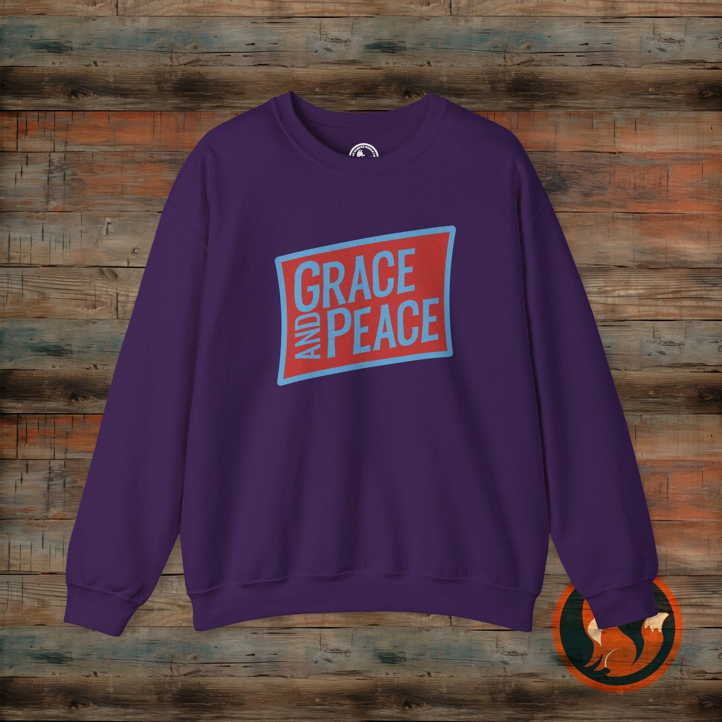 Unisex Crewneck Sweatshirt - Grace and Peace, Cozy Gift, Inspirational Apparel, Fall Fashion, Everyday Wear, Relaxed Style