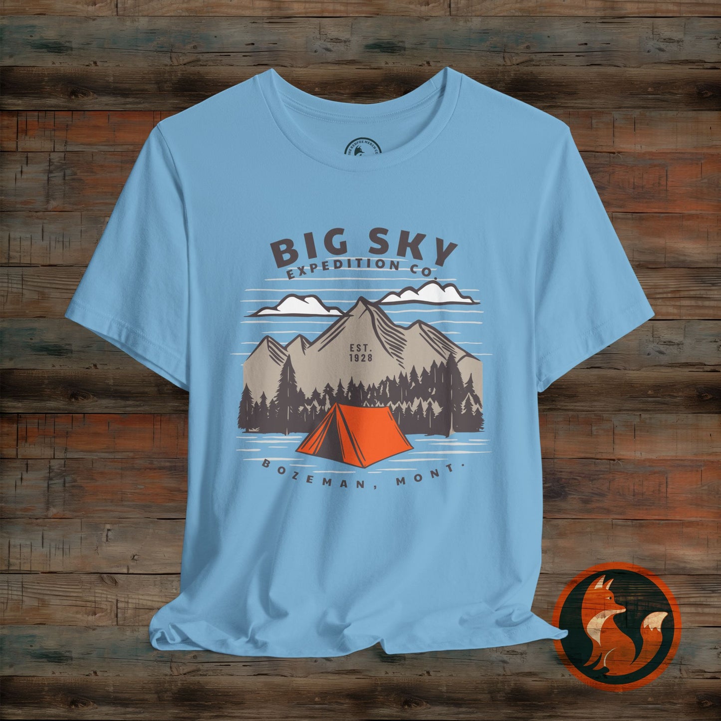 Adventure Inspired Graphic Tee, Outdoor T-Shirt, Camping Apparel, Nature Lover Gift, Travel Shirt, Big Sky Expedition