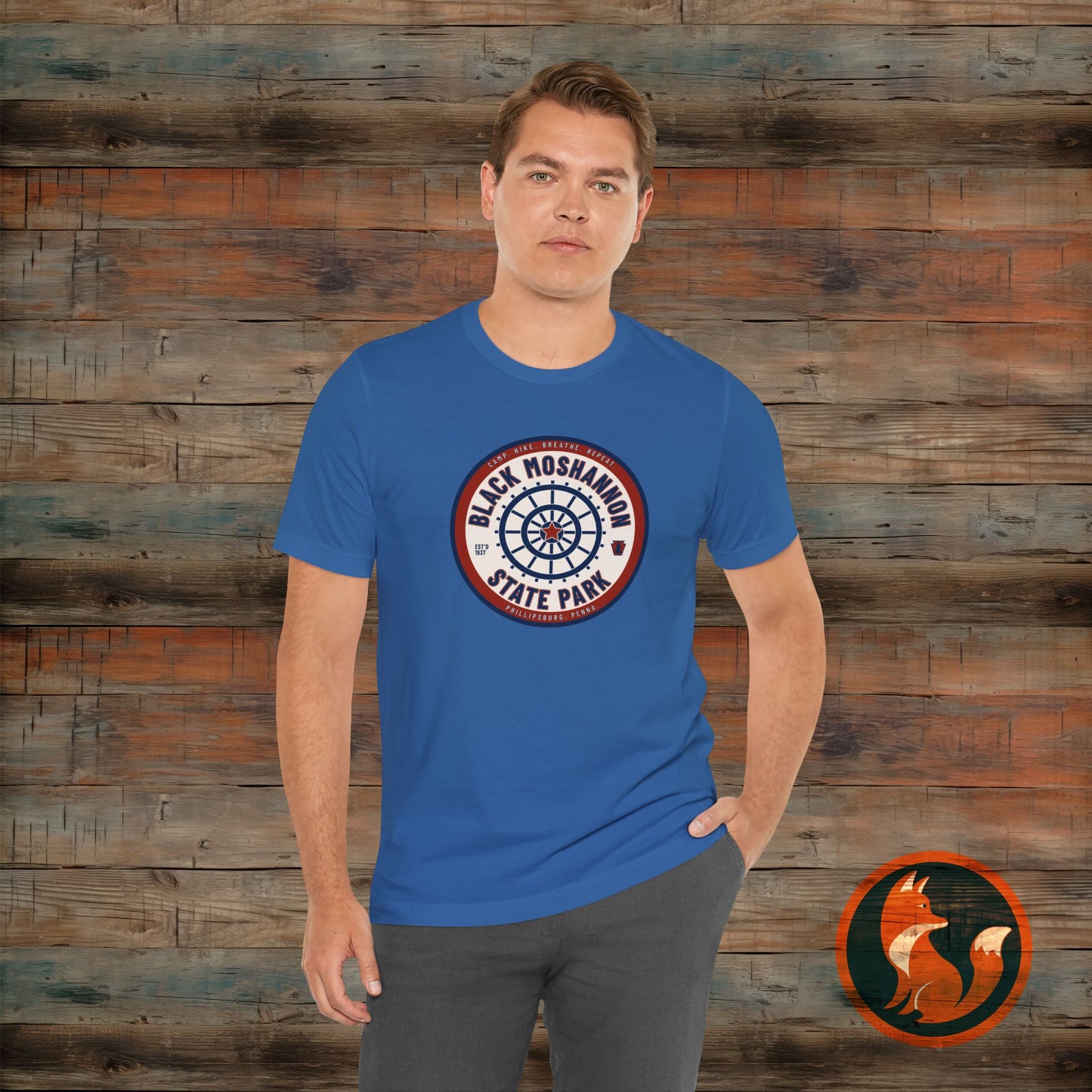 Black Moshannon State Park Tee, Unisex Nature Shirt, Outdoor Adventure Top, Camping Gift, Summer Travel Apparel