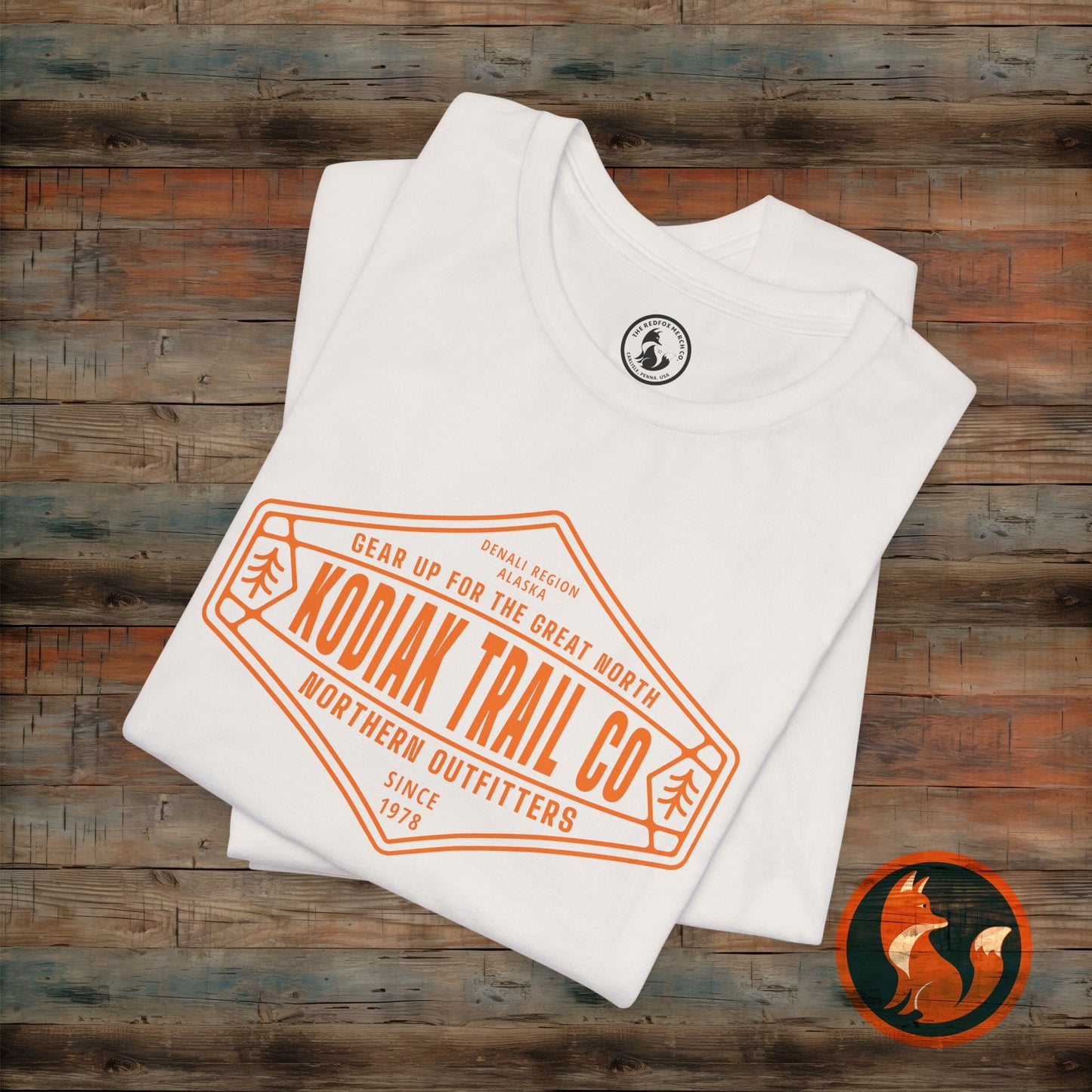 Rustic Outdoor Adventure Tee, Hiking Shirt, Vintage Style T-Shirt, Kodiak Trail Co Shirt, Great Outdoors Apparel