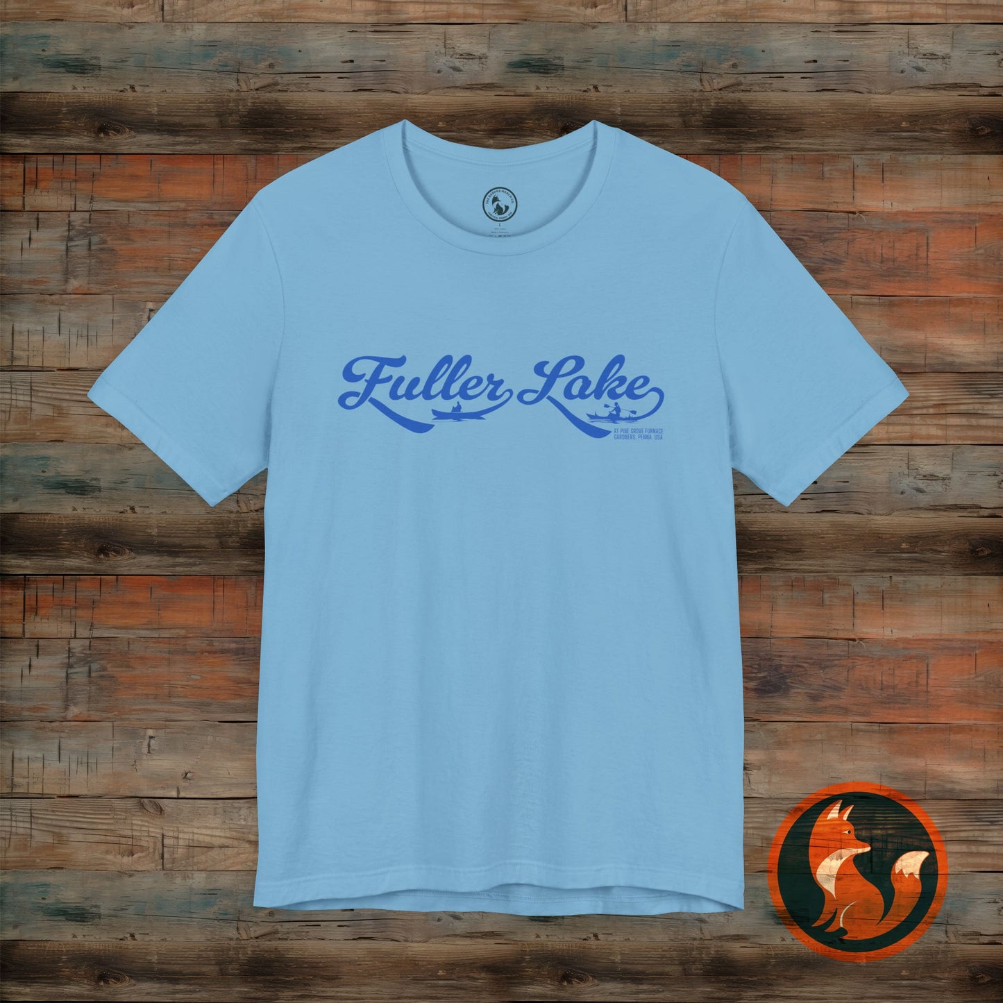 Lake Vibes Unisex T-Shirt - Fuller Lake Graphic Tee, Summer Apparel, Outdoorsy Gift, Lake Lover Shirt, Casual Comfort Wear