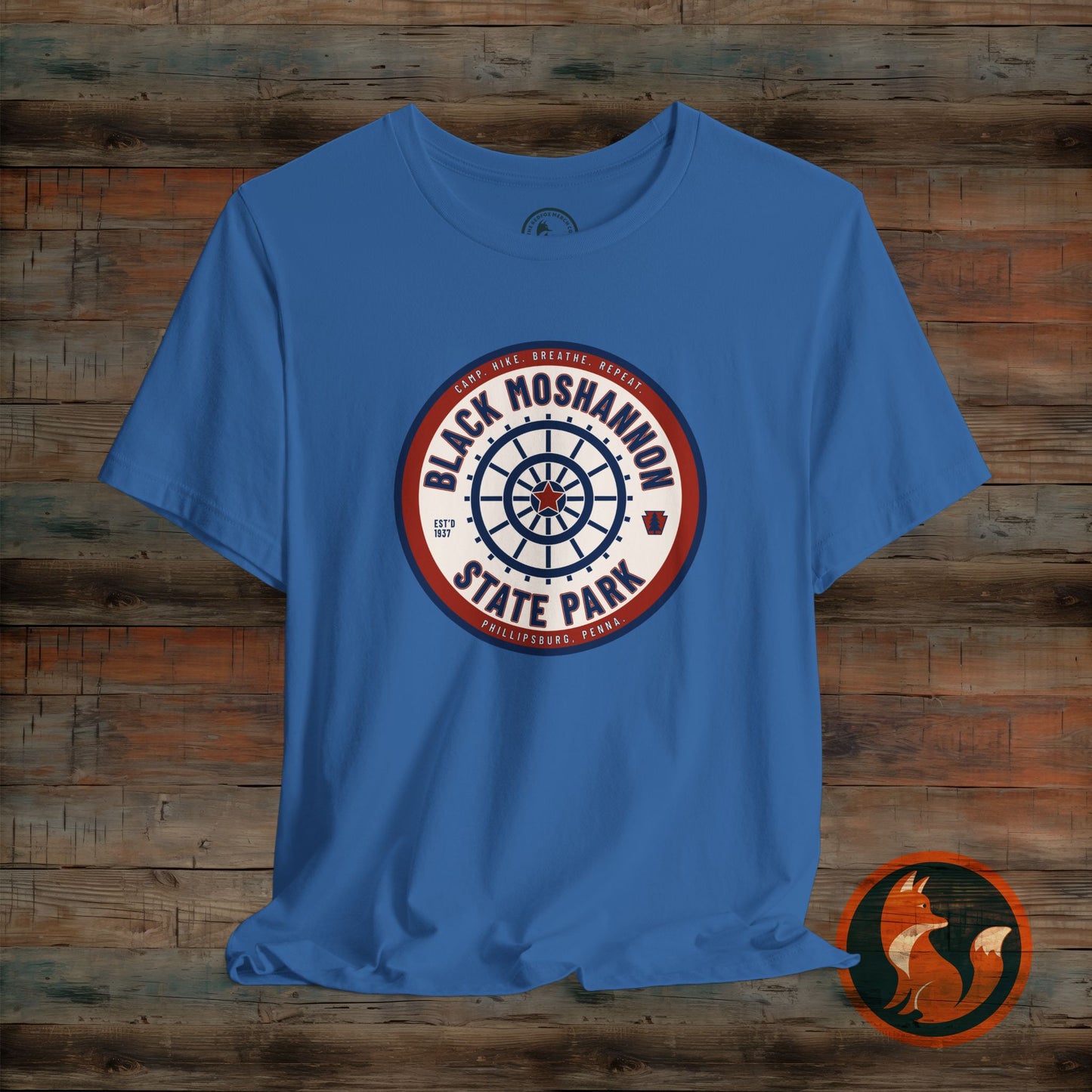 Black Moshannon State Park Tee, Unisex Nature Shirt, Outdoor Adventure Top, Camping Gift, Summer Travel Apparel