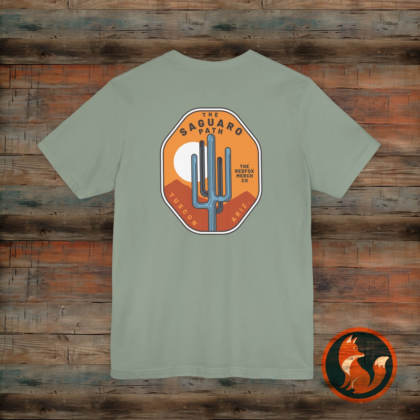 Saguaro Sunset Tee, Unisex Graphic Tee, Desert Vibes Shirt, Travel Souvenir T-Shirt, Outdoor Adventure Wear, Casual Summer Apparel
