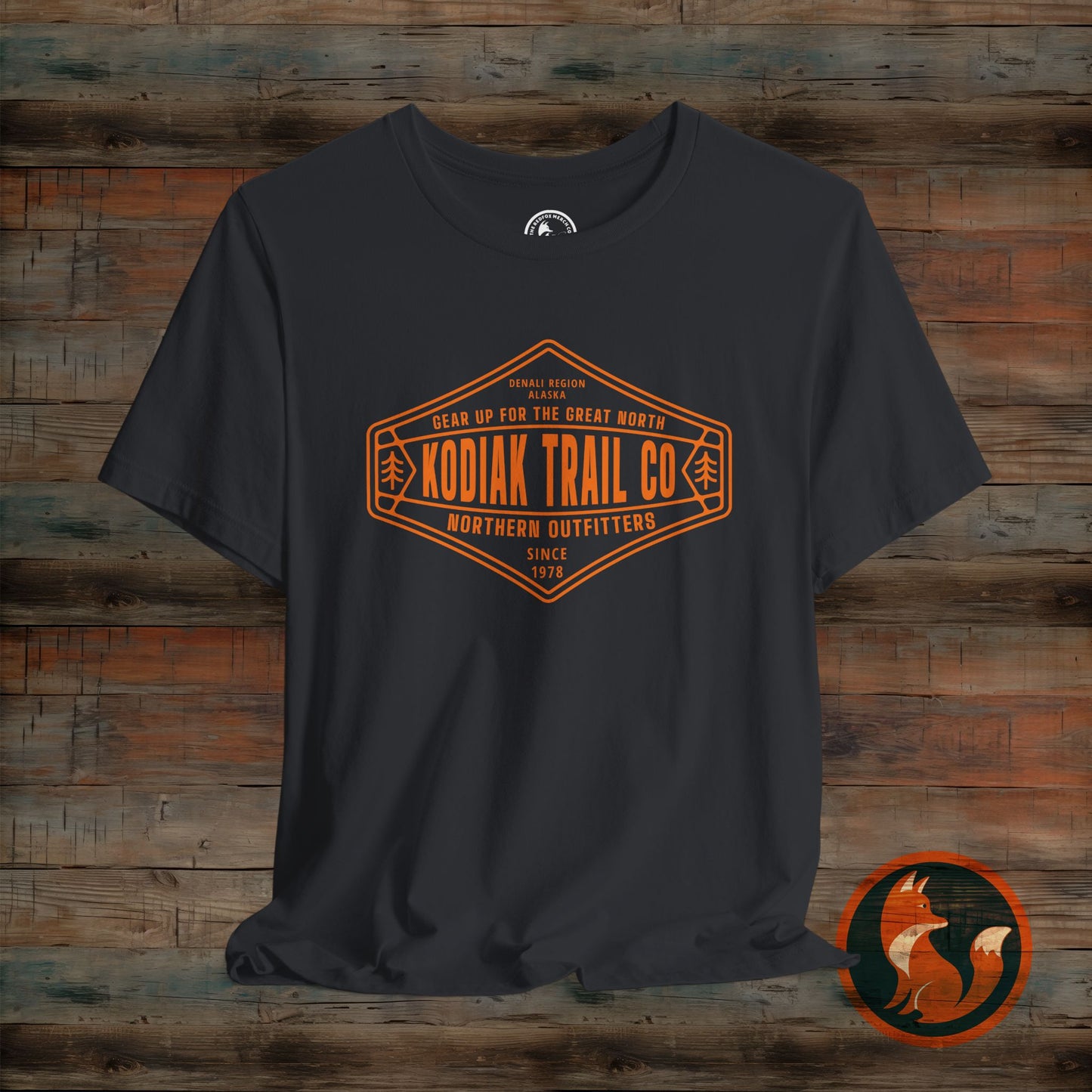 Rustic Outdoor Adventure Tee, Hiking Shirt, Vintage Style T-Shirt, Kodiak Trail Co Shirt, Great Outdoors Apparel