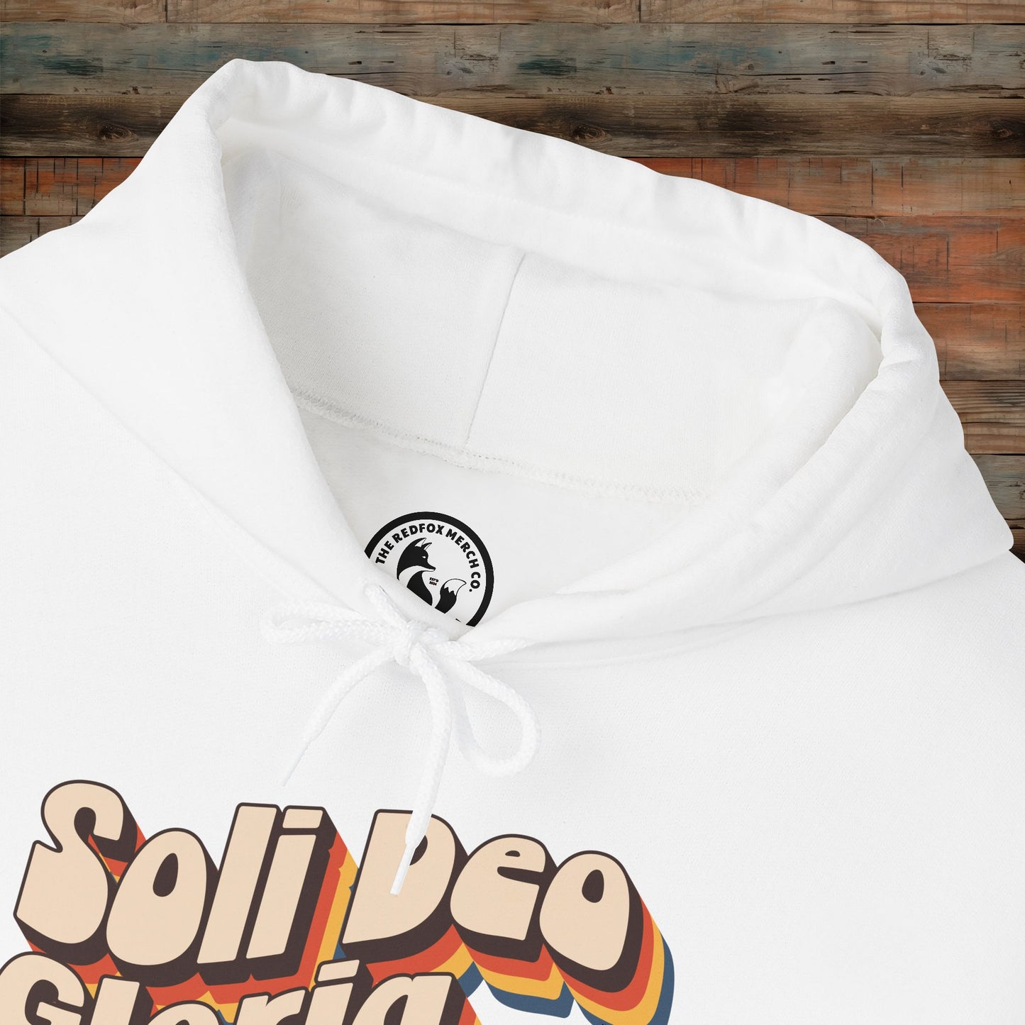 Soli Deo Gloria(Glory to God Alone) Hooded Sweatshirt, Christian Gift, Cozy Layer, Faith-Based Apparel, Unisex Hoodie, Casual Style