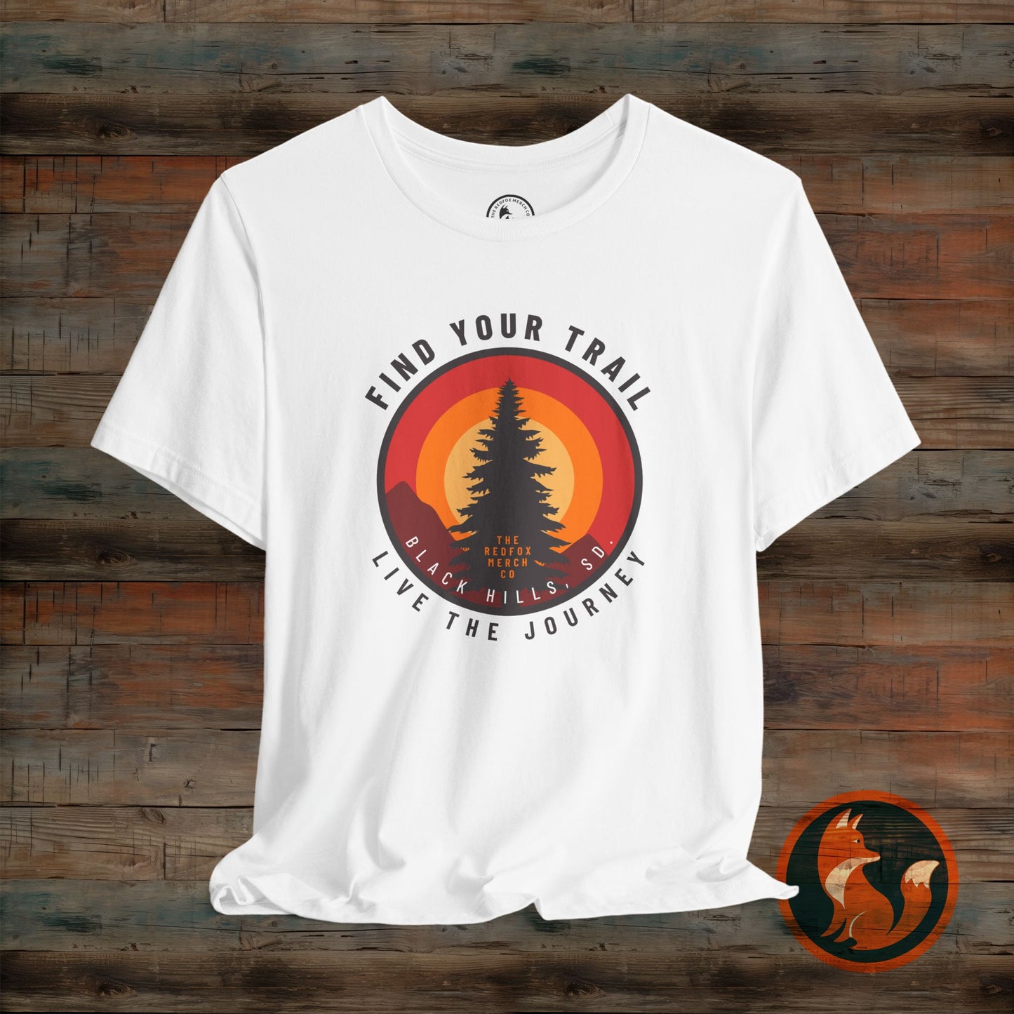 Unisex Adventure T-Shirt - Find Your Trail, Live the Journey, Outdoor Tee, Hiking Gift, Nature Lover Apparel