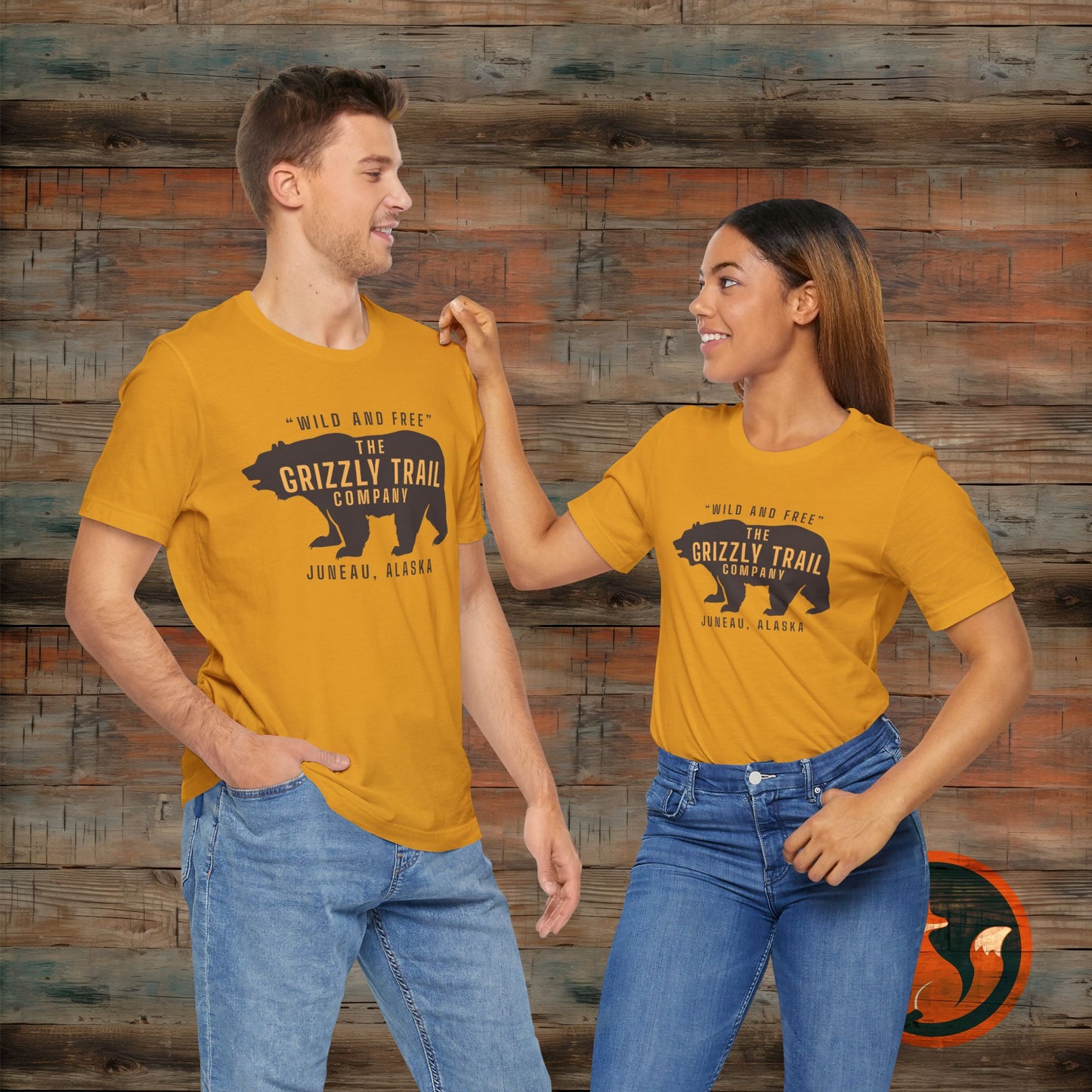 Wild and Free Grizzly Bear T-Shirt, Outdoor Apparel, Adventure Tee, Nature Lover Gift, Unisex Eco-Friendly Shirt