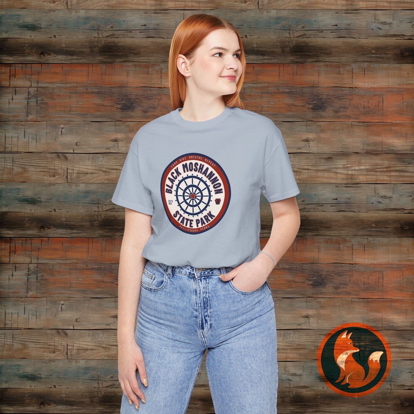 Black Moshannon State Park Tee, Unisex Nature Shirt, Outdoor Adventure Top, Camping Gift, Summer Travel Apparel