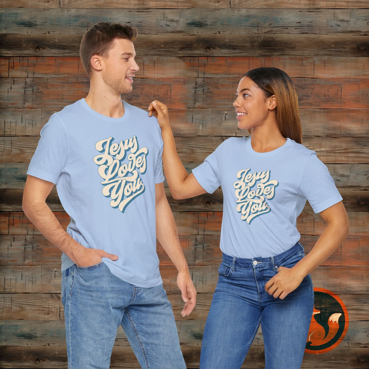 Jesus Loves You Unisex Tee, Inspirational T-Shirt, Faith-Based Apparel, Gift for Christians, Casual Everyday Wear