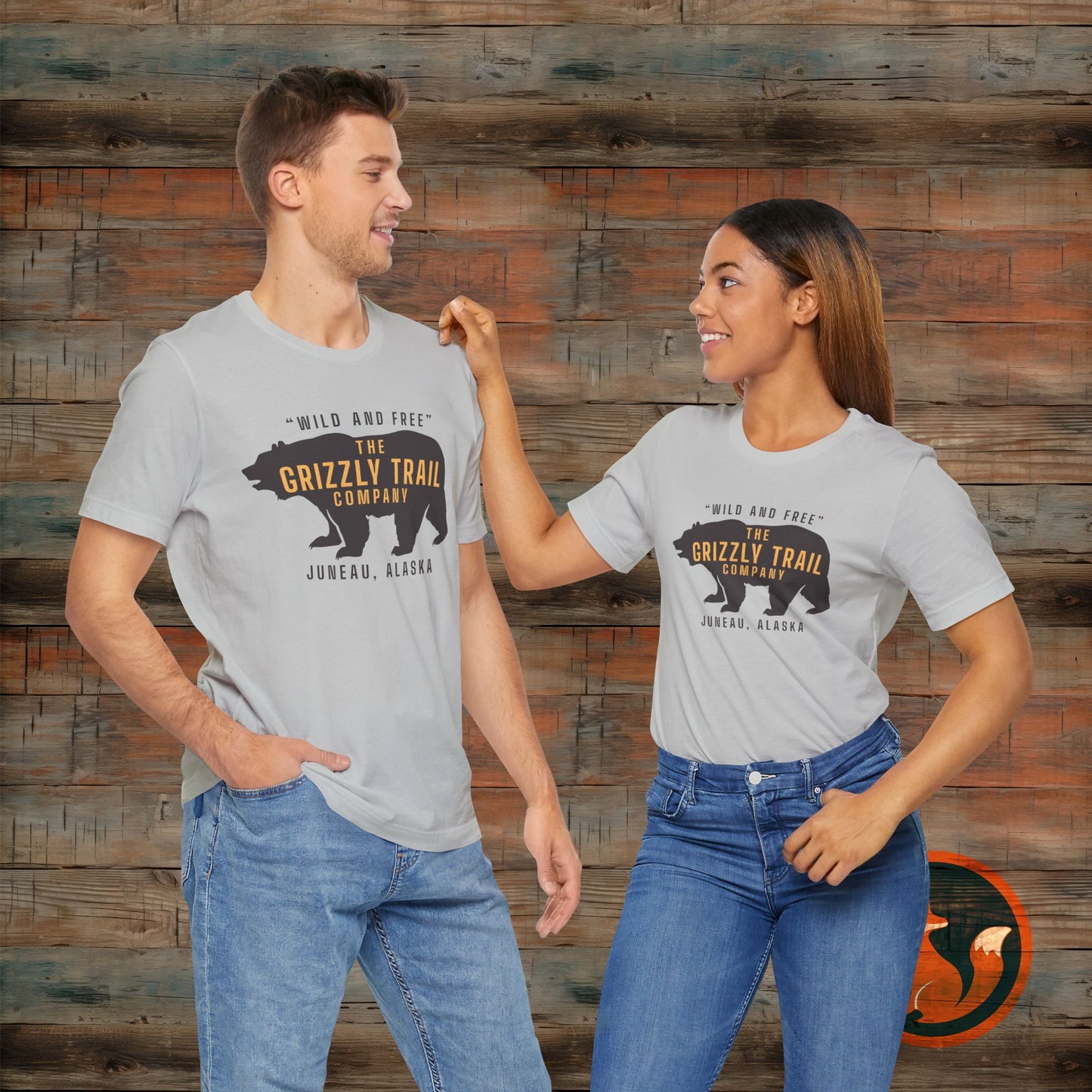 Wild and Free Grizzly Bear T-Shirt, Outdoor Apparel, Adventure Tee, Nature Lover Gift, Unisex Eco-Friendly Shirt