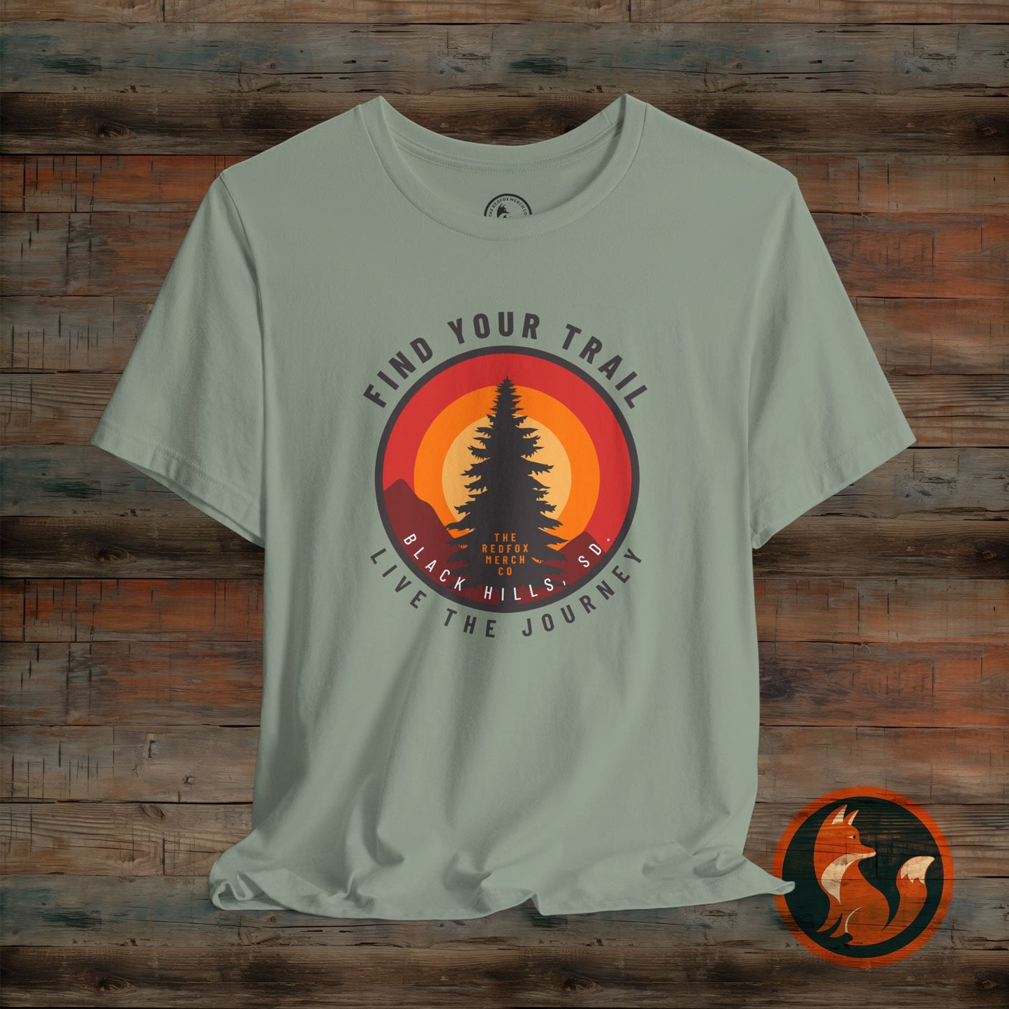 Unisex Adventure T-Shirt - Find Your Trail, Live the Journey, Outdoor Tee, Hiking Gift, Nature Lover Apparel