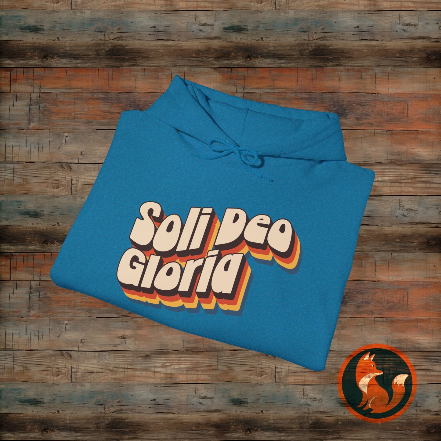 Soli Deo Gloria(Glory to God Alone) Hooded Sweatshirt, Christian Gift, Cozy Layer, Faith-Based Apparel, Unisex Hoodie, Casual Style