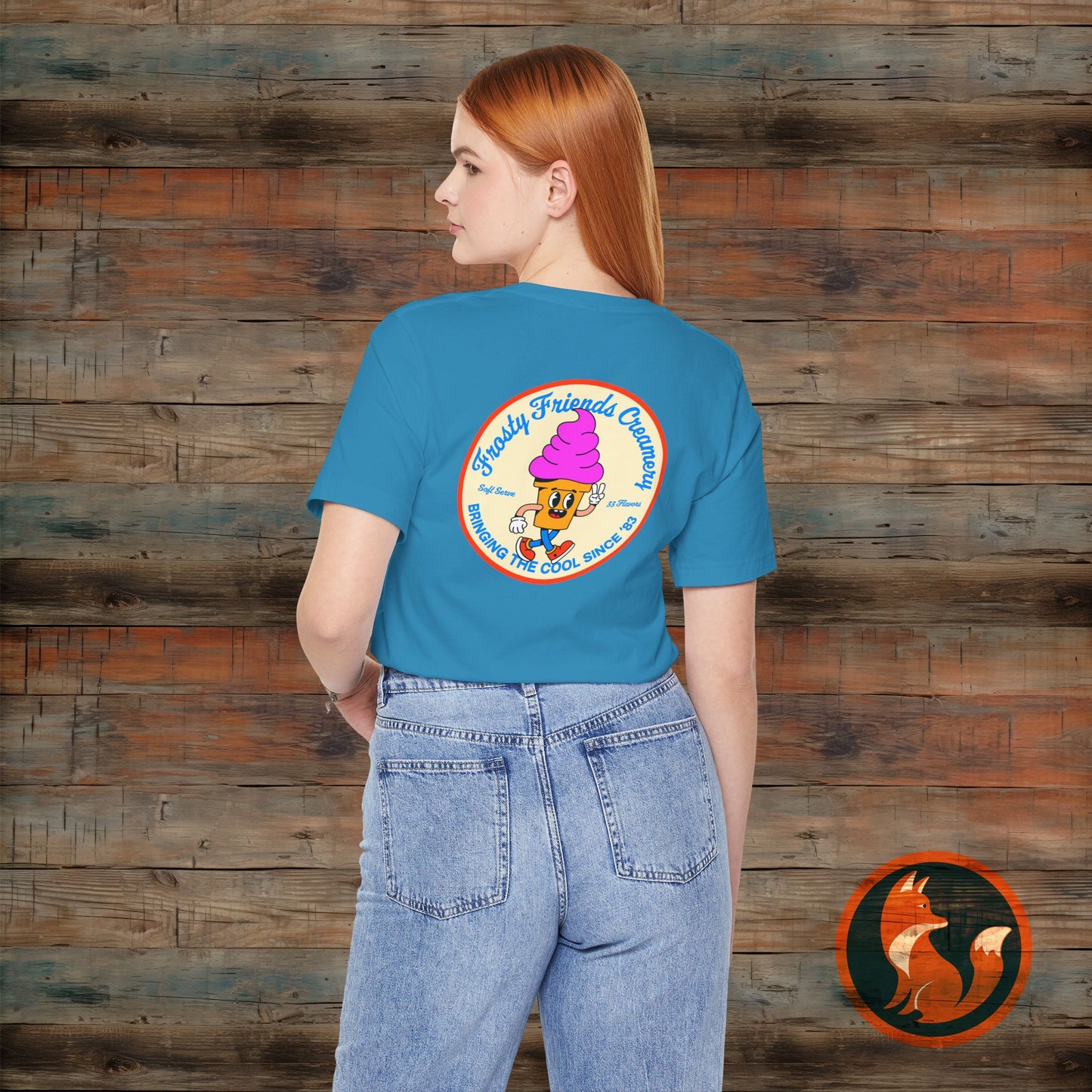 Ice Cream Parlor Tee, Cute Summer Shirt, Fun Gift for Friends, Unisex Graphic Tee, Ice Cream Lovers Apparel, Retro Design T-Shirt