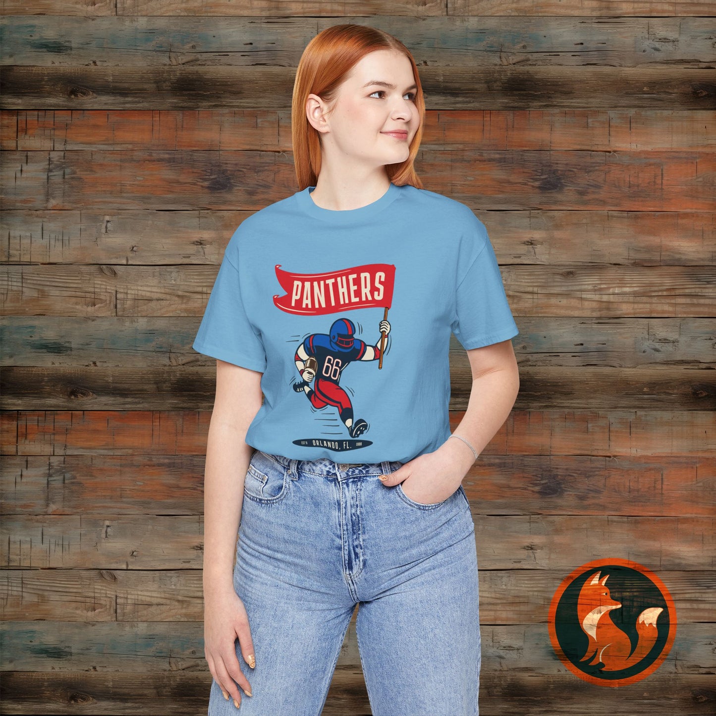 Orlando Panthers CoFL Unisex Jersey Tee, Sporty T-Shirt, Game Day Apparel, Football Fan Shirt, Athletic Wear, Casual Comfort