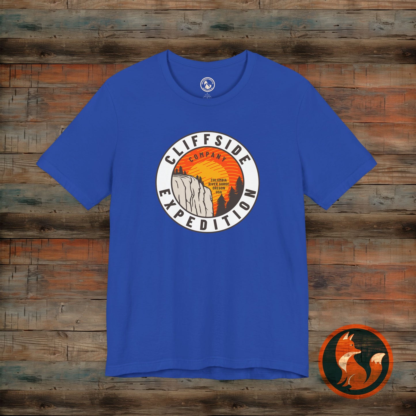 Cliffside Expedition Tee, Adventure Shirt, Unisex Outdoor Top, Travel T-Shirt, Hiking Apparel, Gift for Explorers