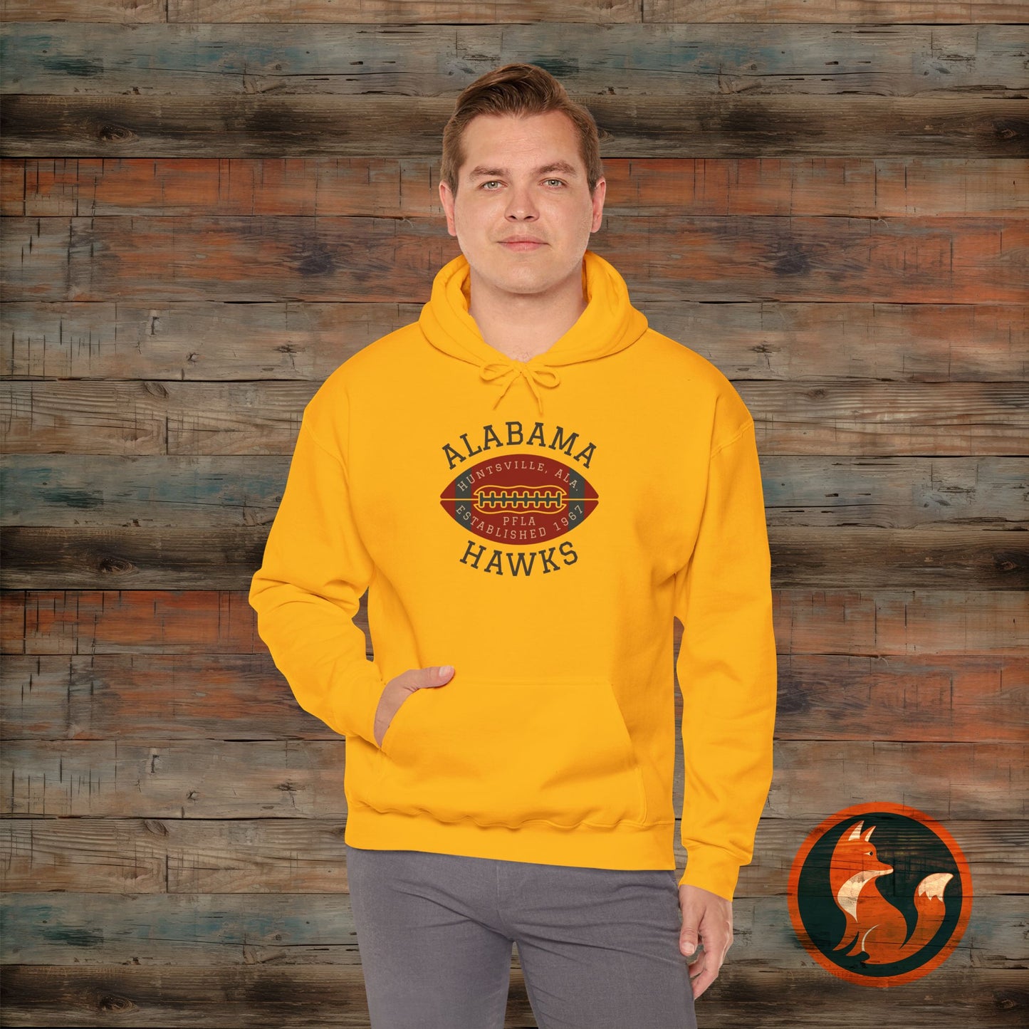 Alabama Hawks Football Sweatshirt, Unisex Casual Hoodie, Team Spirit Gear, Perfect for Game Days, Comfortable All-Season Wear