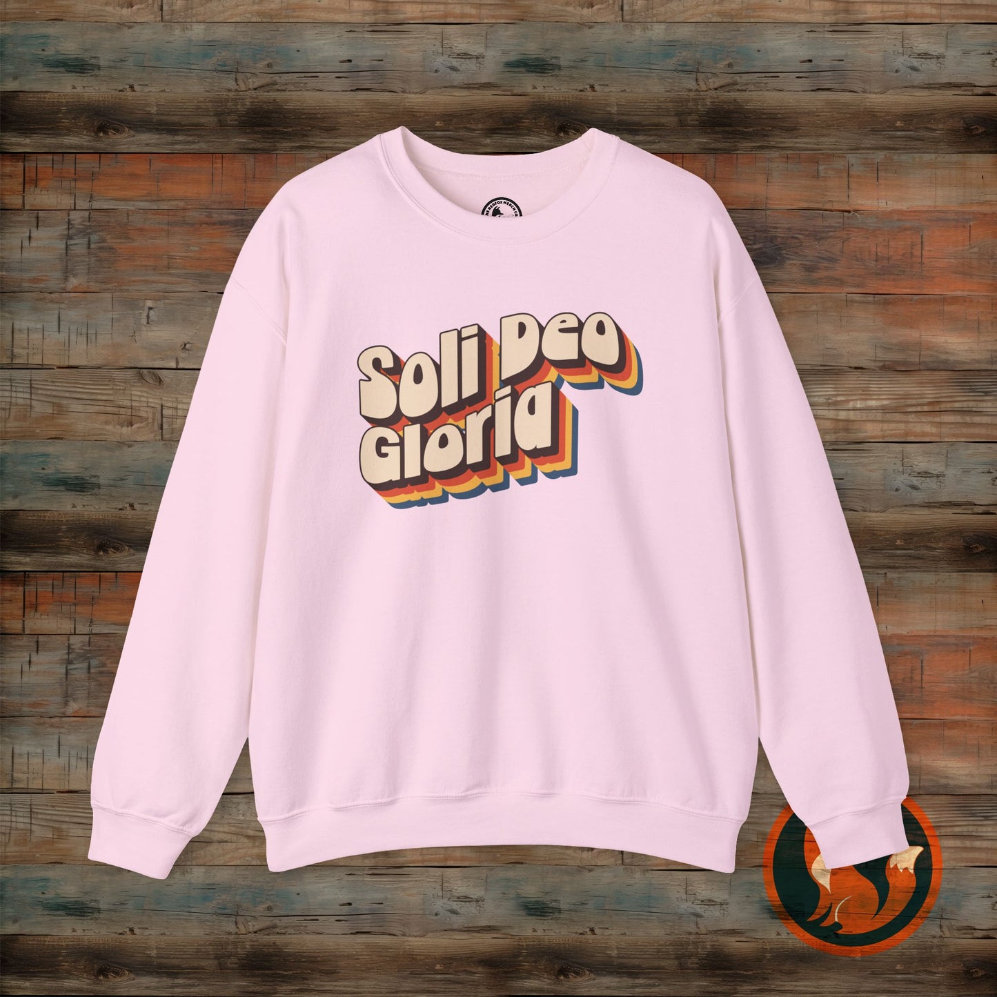 Soli Deo Gloria Crewneck Sweatshirt, Unisex Sweatshirt, Religious Sweatshirt, Vintage Style Sweatshirt, Comfortable Casual Wear