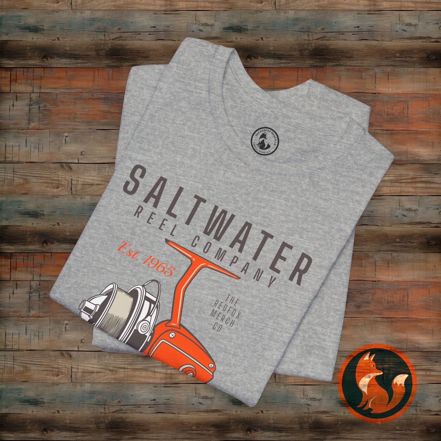 Saltwater Fishing Tee, Vintage Style Shirt, Angler Gift, Beachwear, Casual Outdoor Top, Summer Fishing Apparel