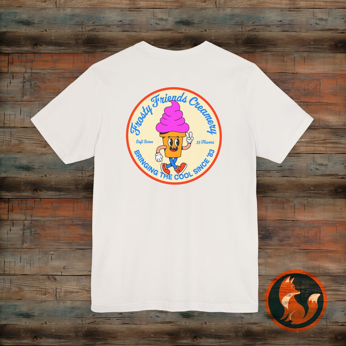 Ice Cream Parlor Tee, Cute Summer Shirt, Fun Gift for Friends, Unisex Graphic Tee, Ice Cream Lovers Apparel, Retro Design T-Shirt