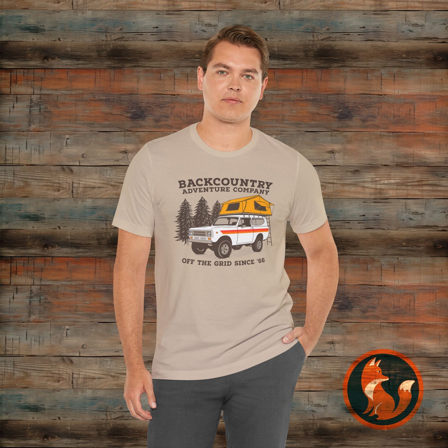 Backcountry Adventure Company Tee, Vintage Camping Shirt, Outdoor Enthusiast Gift, Unisex Graphic Tee, Travel Lover Apparel