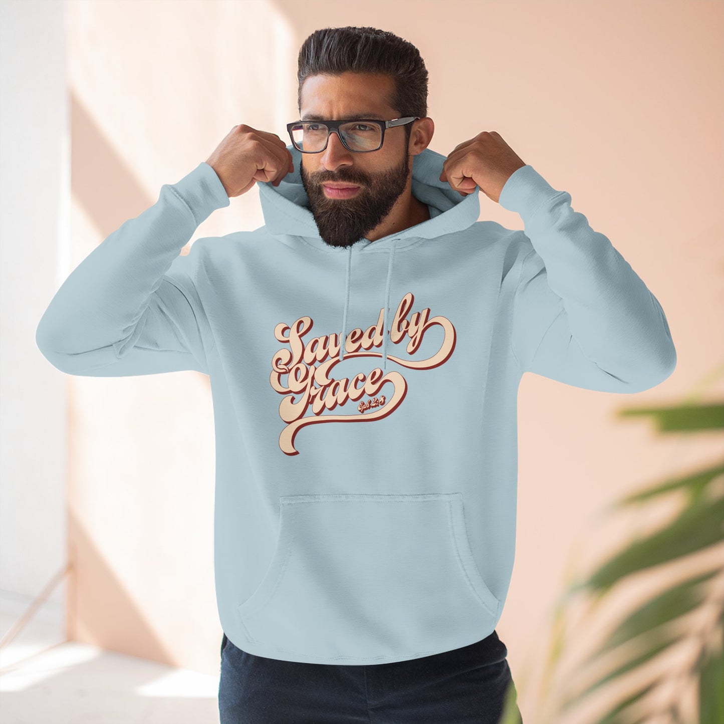 Cozy Inspirational Fleece Hoodie, Casual Wear, Gifts for Friends, Cool Weather Apparel, Relaxed Fit, Everyday Comfort