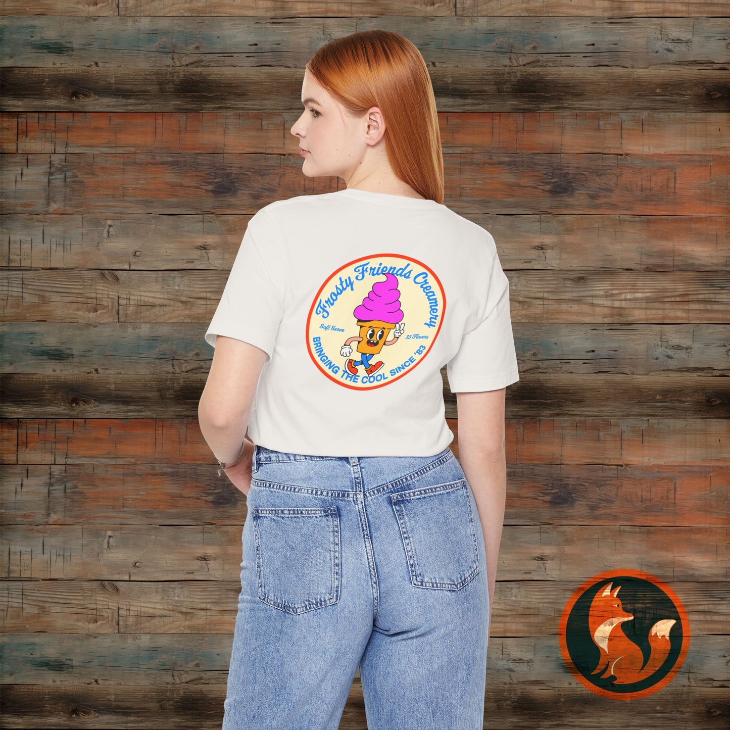 Ice Cream Parlor Tee, Cute Summer Shirt, Fun Gift for Friends, Unisex Graphic Tee, Ice Cream Lovers Apparel, Retro Design T-Shirt