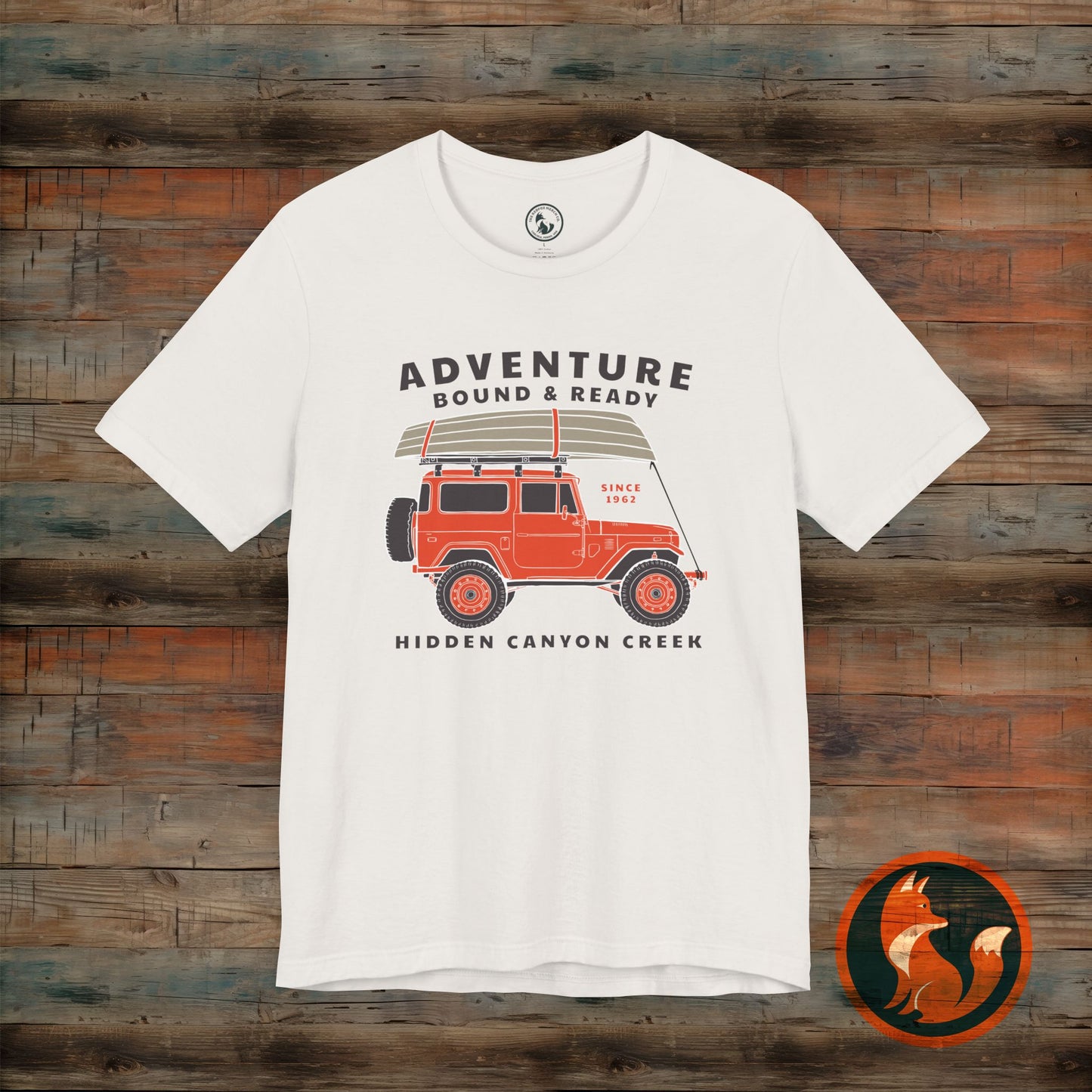 Adventure Bound & Ready Tee, Unisex T-Shirt, Outdoor Apparel, Camping Gift, Travel Shirt, Adventure Lover's Top