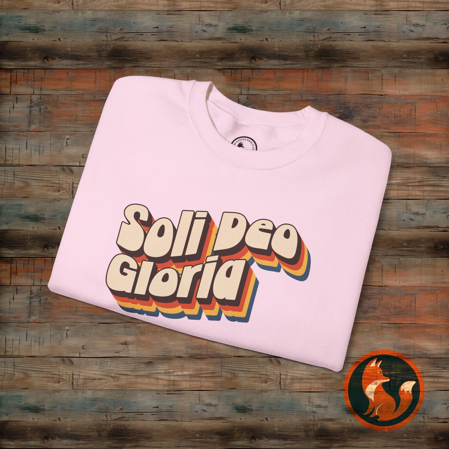 Soli Deo Gloria Crewneck Sweatshirt, Unisex Sweatshirt, Religious Sweatshirt, Vintage Style Sweatshirt, Comfortable Casual Wear
