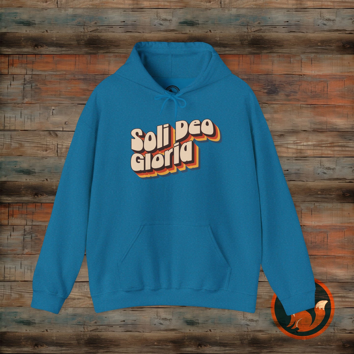 Soli Deo Gloria(Glory to God Alone) Hooded Sweatshirt, Christian Gift, Cozy Layer, Faith-Based Apparel, Unisex Hoodie, Casual Style