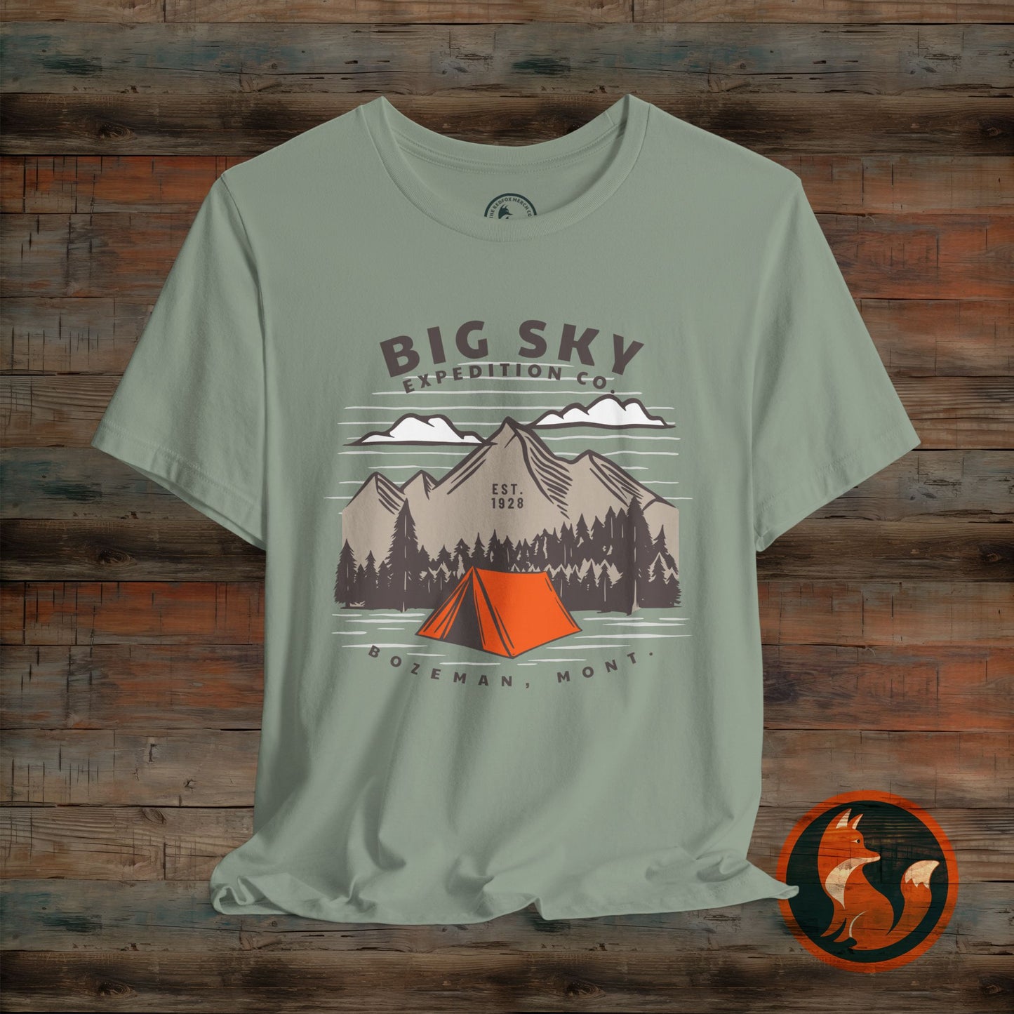 Adventure Inspired Graphic Tee, Outdoor T-Shirt, Camping Apparel, Nature Lover Gift, Travel Shirt, Big Sky Expedition