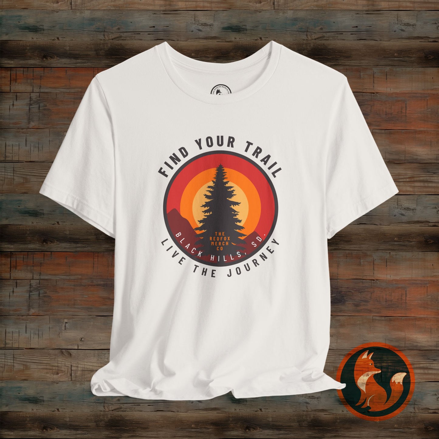 Unisex Adventure T-Shirt - Find Your Trail, Live the Journey, Outdoor Tee, Hiking Gift, Nature Lover Apparel