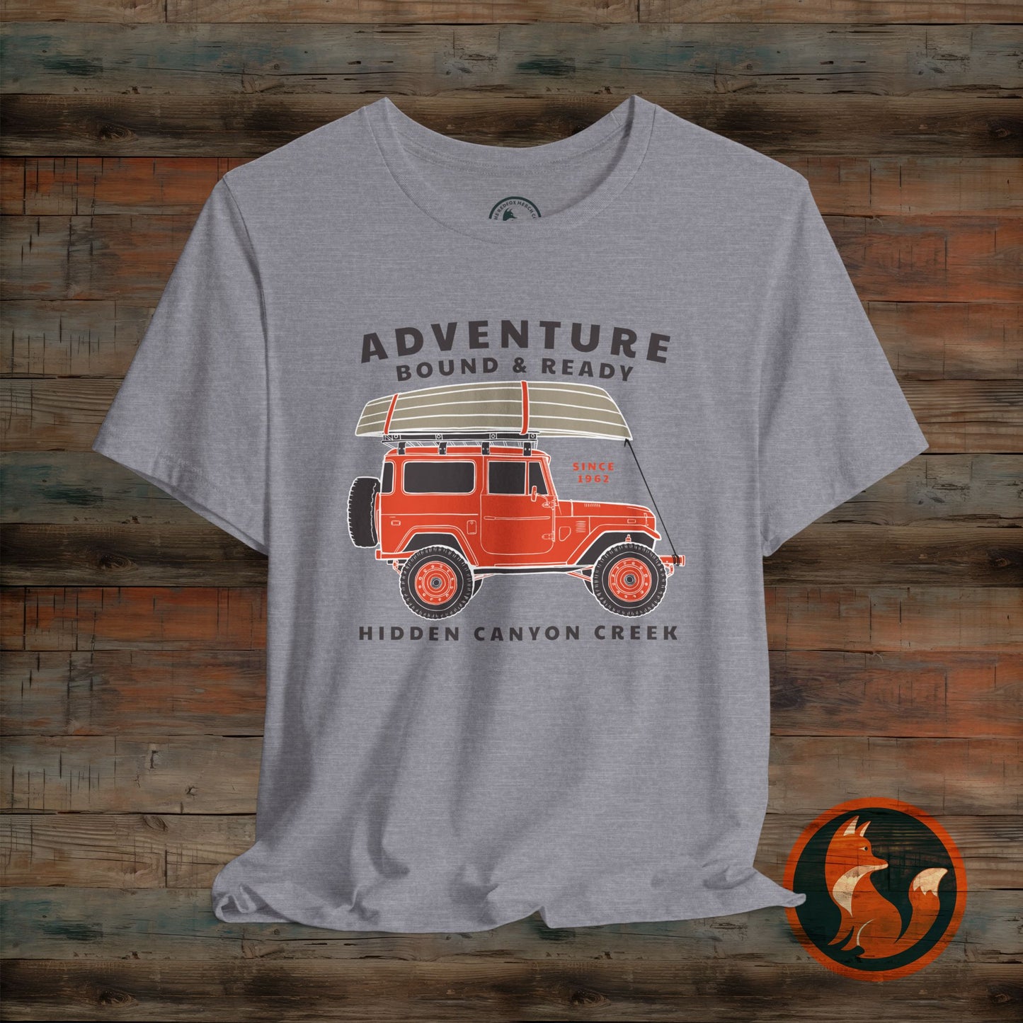 Adventure Bound & Ready Tee, Unisex T-Shirt, Outdoor Apparel, Camping Gift, Travel Shirt, Adventure Lover's Top