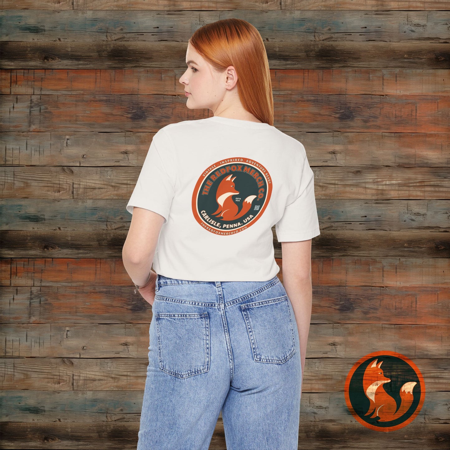 RedFox Graphic Tee for Official Merch, Casual Unisex Shirt, Outdoor Adventure Apparel, Gift for Wildlife Enthusiasts, Eco-Friendly Fashion