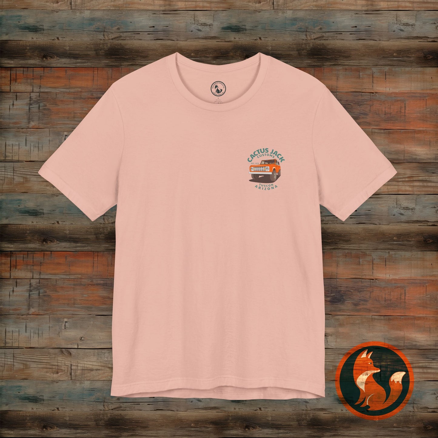 Cactus Jack Vintage Tee, Unisex Short Sleeve Shirt, Retro Graphic Tee, Car Enthusiast Gift, Casual Streetwear, Arizona Pride