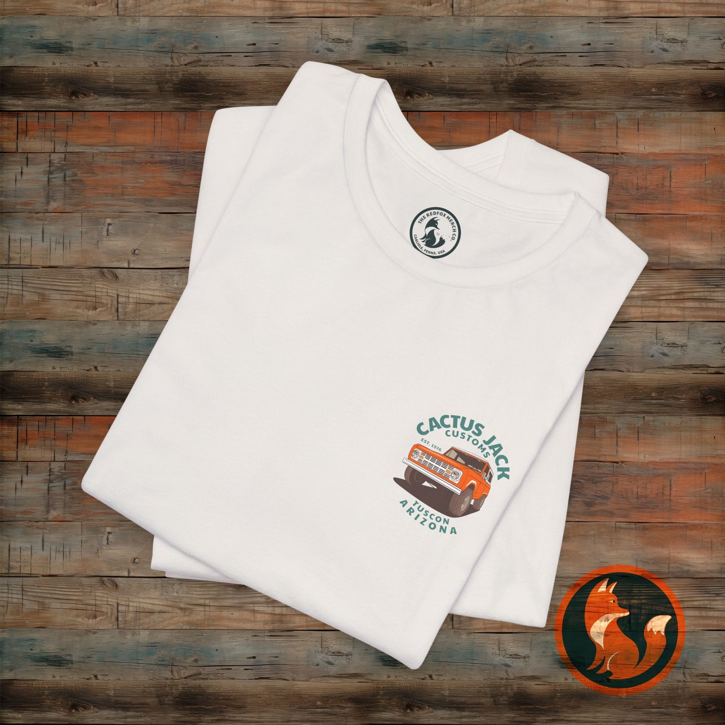 Cactus Jack Vintage Tee, Unisex Short Sleeve Shirt, Retro Graphic Tee, Car Enthusiast Gift, Casual Streetwear, Arizona Pride