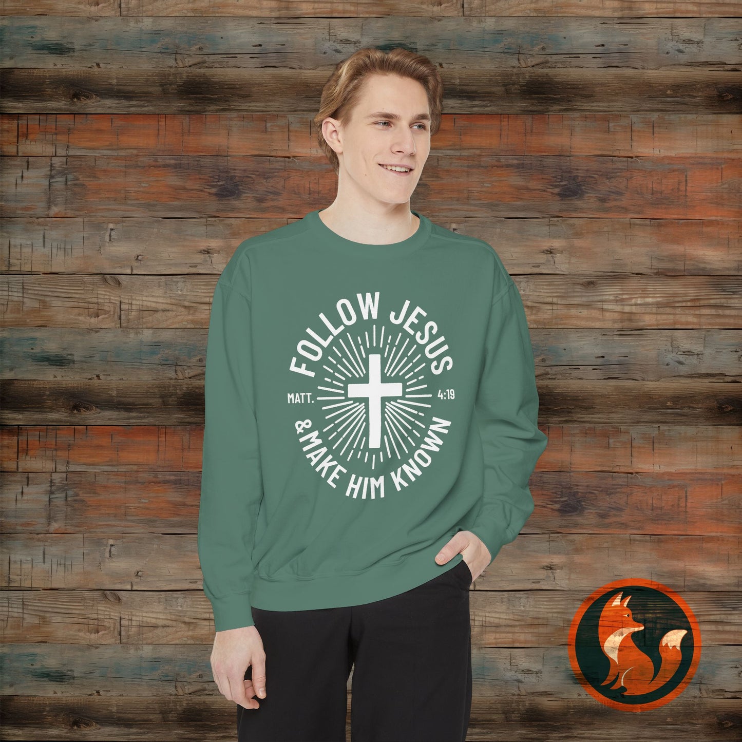Faith-Inspired Sweatshirt: Follow Jesus & Make Him Known, Christian Gift, Inspirational Apparel, Unisex Fashion, Religious Sweatshirt