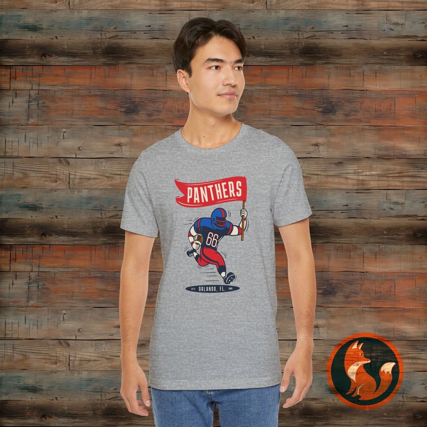 Orlando Panthers CoFL Unisex Jersey Tee, Sporty T-Shirt, Game Day Apparel, Football Fan Shirt, Athletic Wear, Casual Comfort