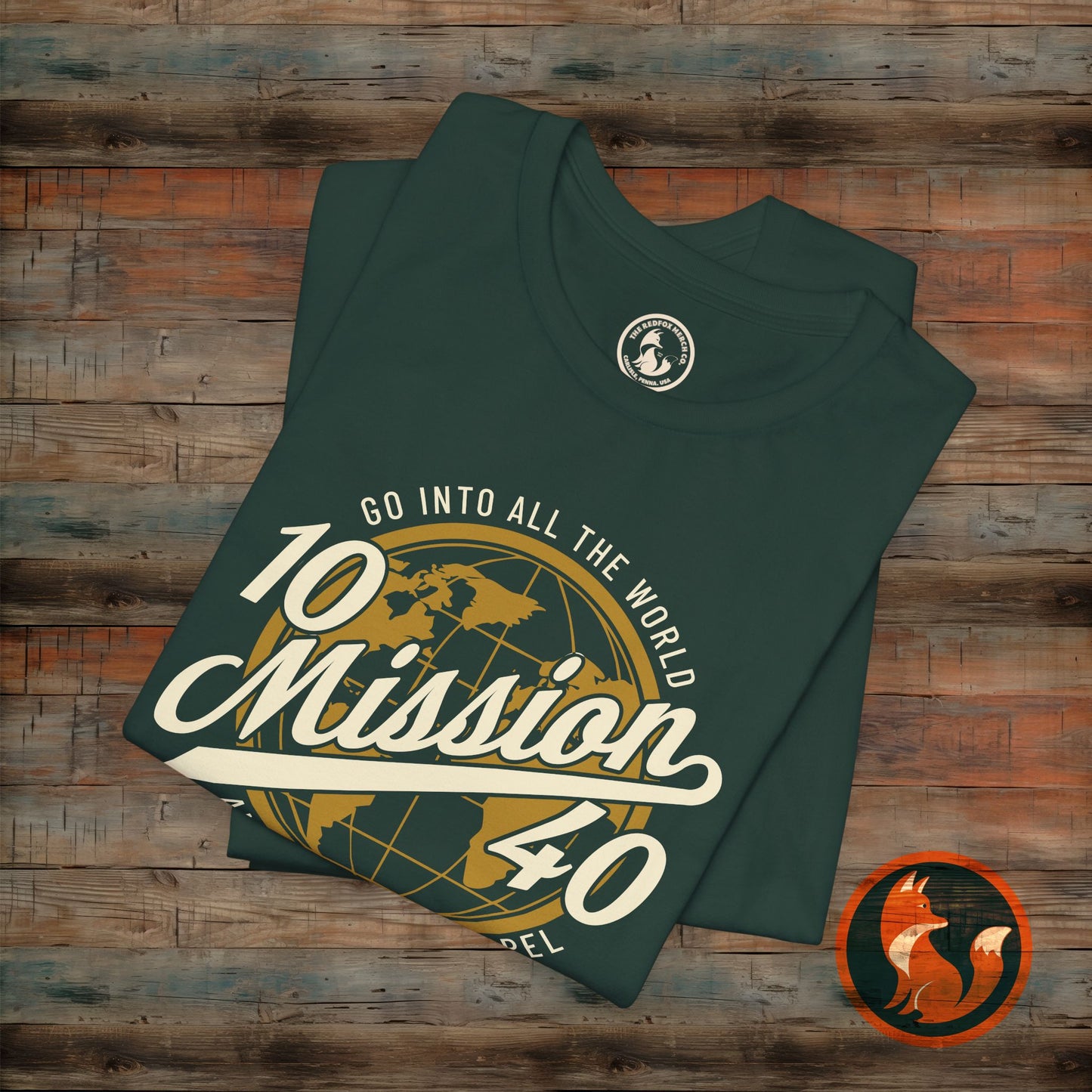 Inspirational Mission Tee, Faith-Based Shirt, Unisex Graphic T-Shirt, Christian Apparel, Gift for Believers, Church Events