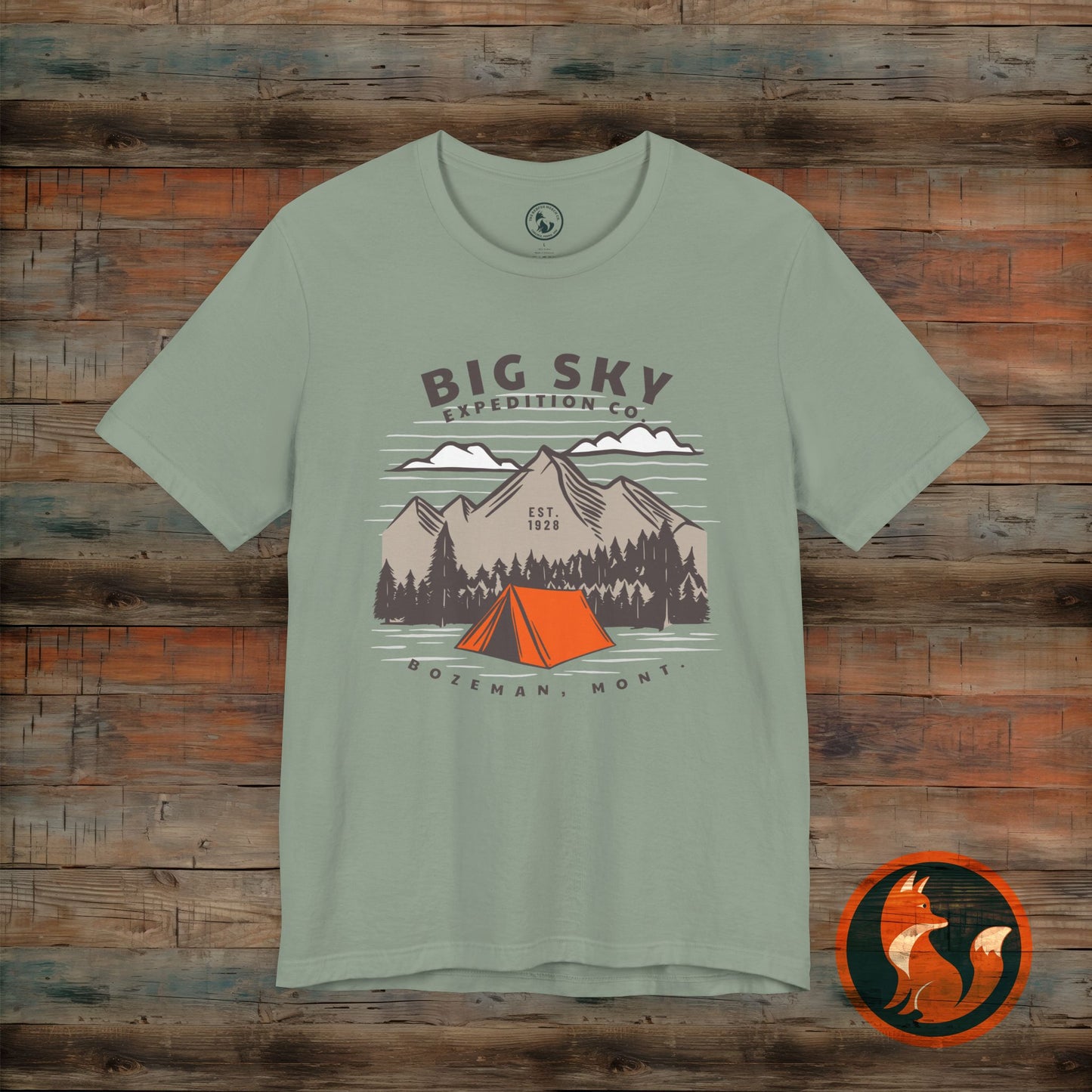 Adventure Inspired Graphic Tee, Outdoor T-Shirt, Camping Apparel, Nature Lover Gift, Travel Shirt, Big Sky Expedition