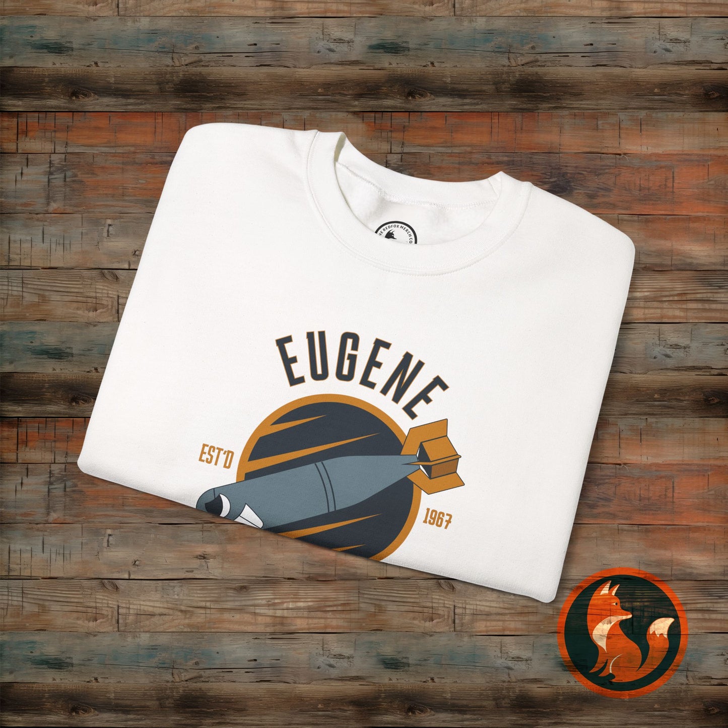 Eugene Bombers Crewneck Sweatshirt - Cozy, Unisex, Sports Apparel, Ideal for Team Spirit, Casual Wear, Gifts for Fans