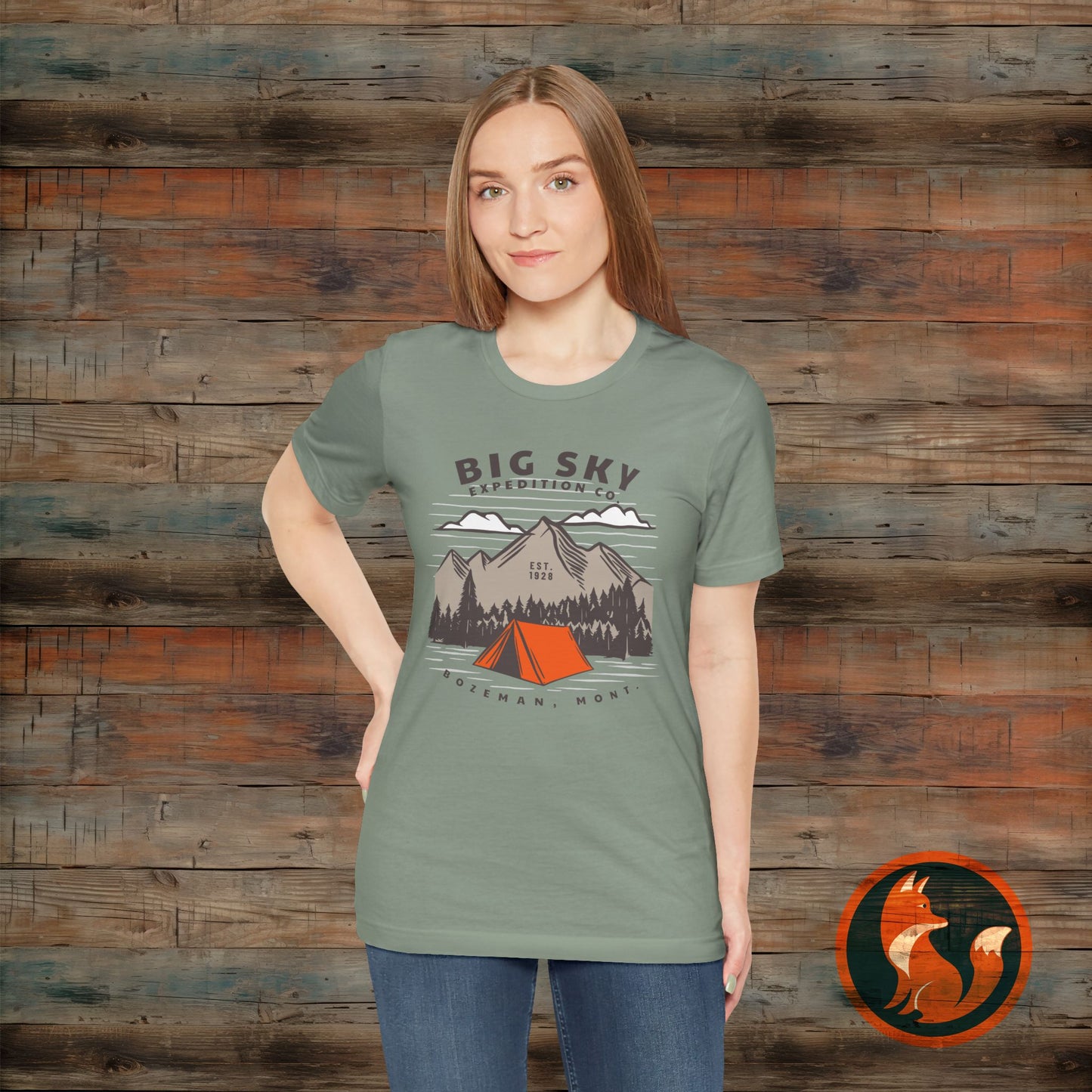 Adventure Inspired Graphic Tee, Outdoor T-Shirt, Camping Apparel, Nature Lover Gift, Travel Shirt, Big Sky Expedition
