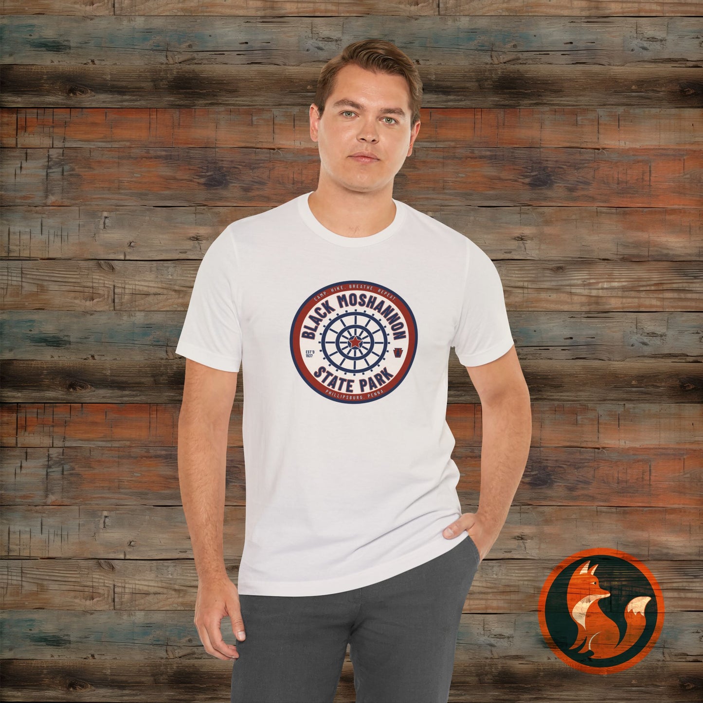 Black Moshannon State Park Tee, Unisex Nature Shirt, Outdoor Adventure Top, Camping Gift, Summer Travel Apparel