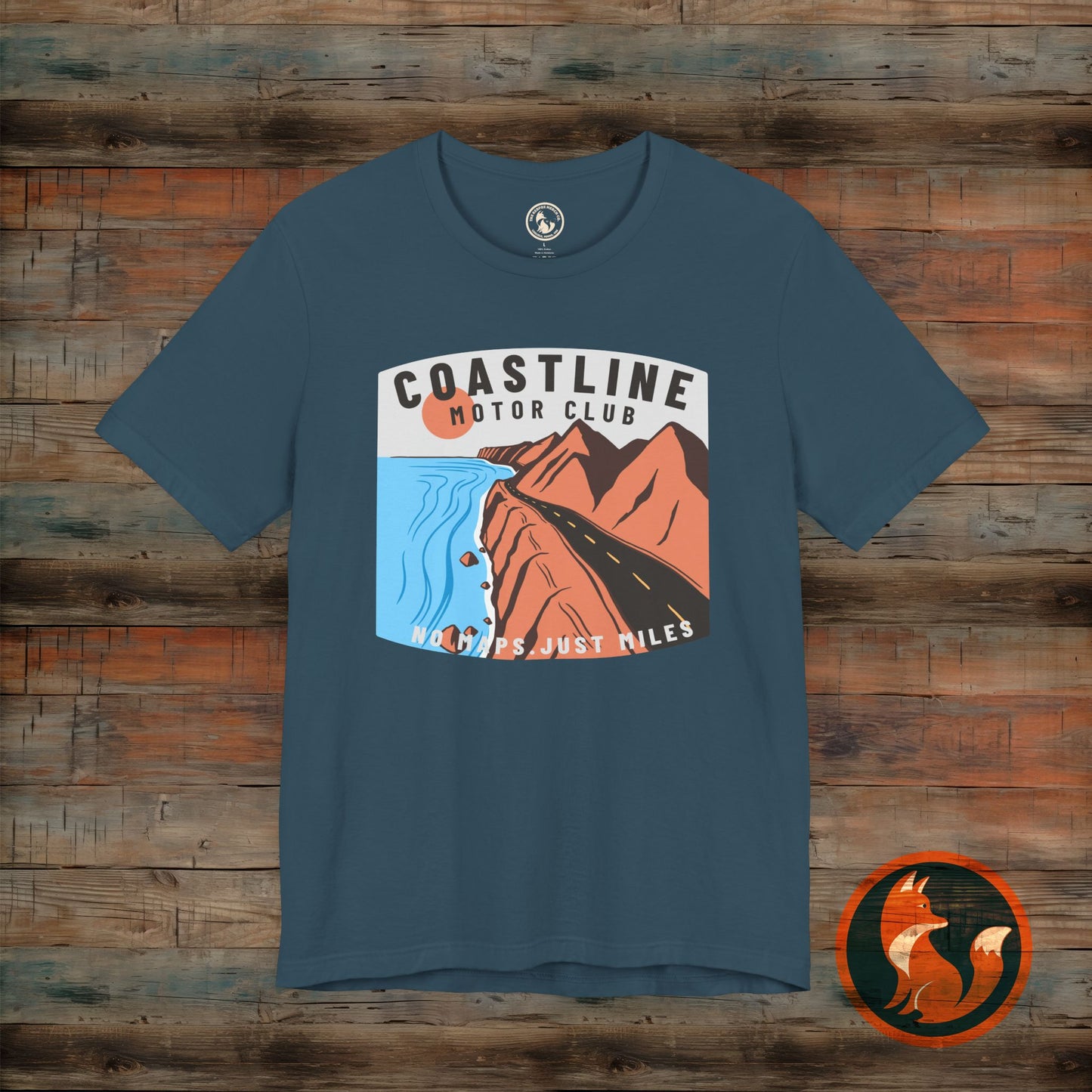 Coastline Motor Club Tee, Vintage Travel Shirt, Summer Vacation Apparel, Road Trip T-shirt, Adventure Gift Idea