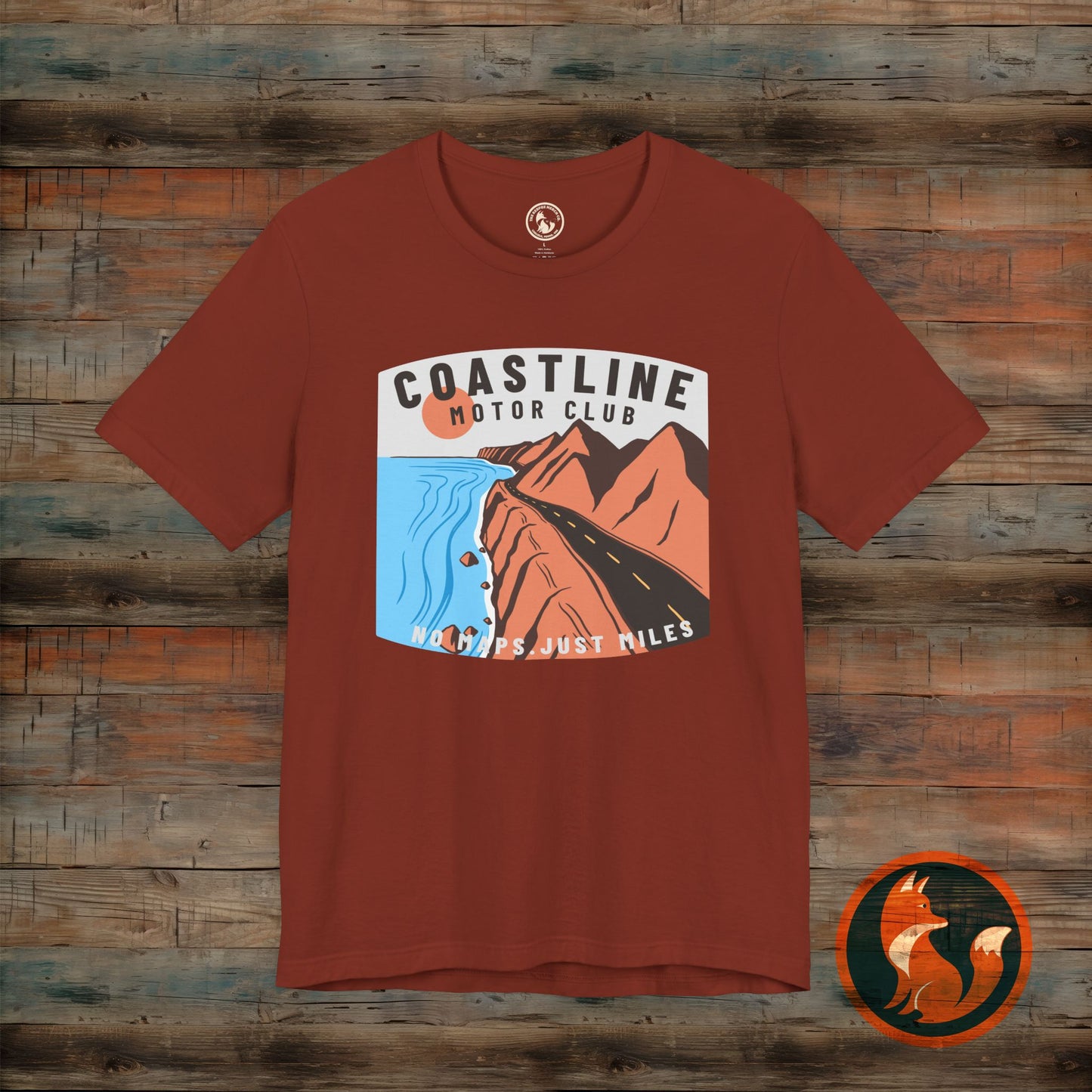 Coastline Motor Club Tee, Vintage Travel Shirt, Summer Vacation Apparel, Road Trip T-shirt, Adventure Gift Idea