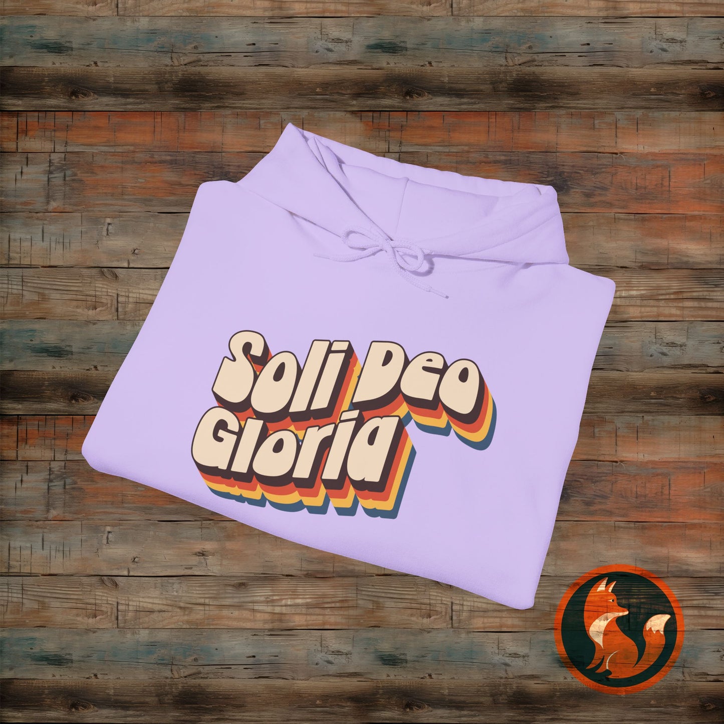 Soli Deo Gloria(Glory to God Alone) Hooded Sweatshirt, Christian Gift, Cozy Layer, Faith-Based Apparel, Unisex Hoodie, Casual Style