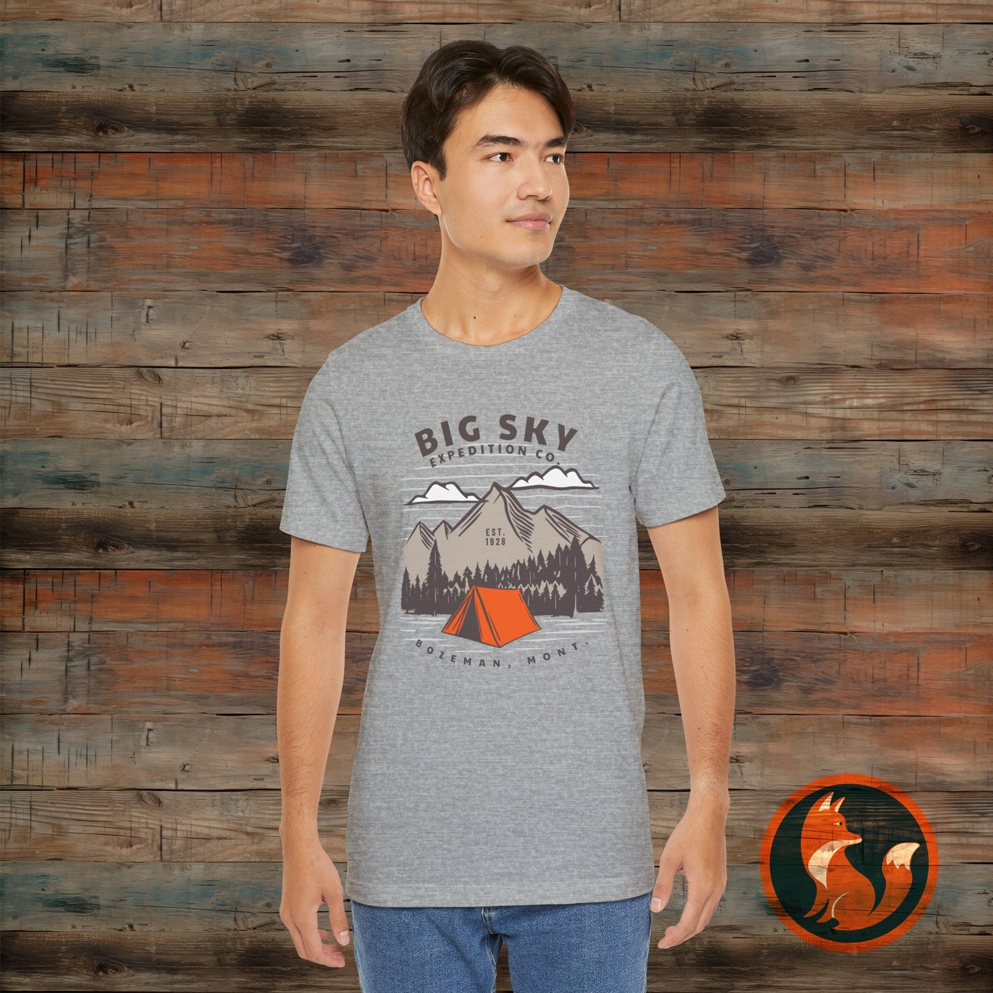 Adventure Inspired Graphic Tee, Outdoor T-Shirt, Camping Apparel, Nature Lover Gift, Travel Shirt, Big Sky Expedition